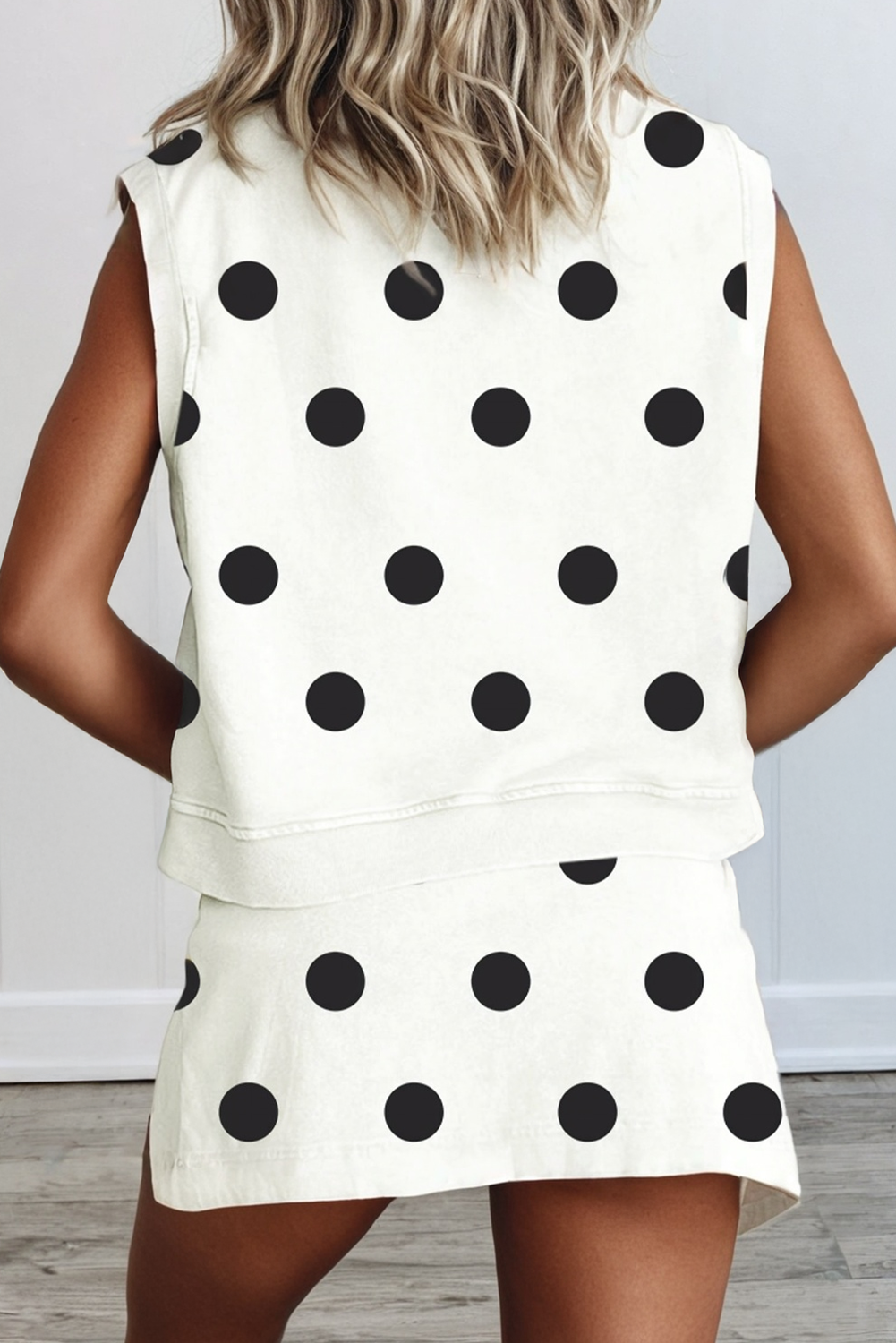 Polka Dot Skort Set