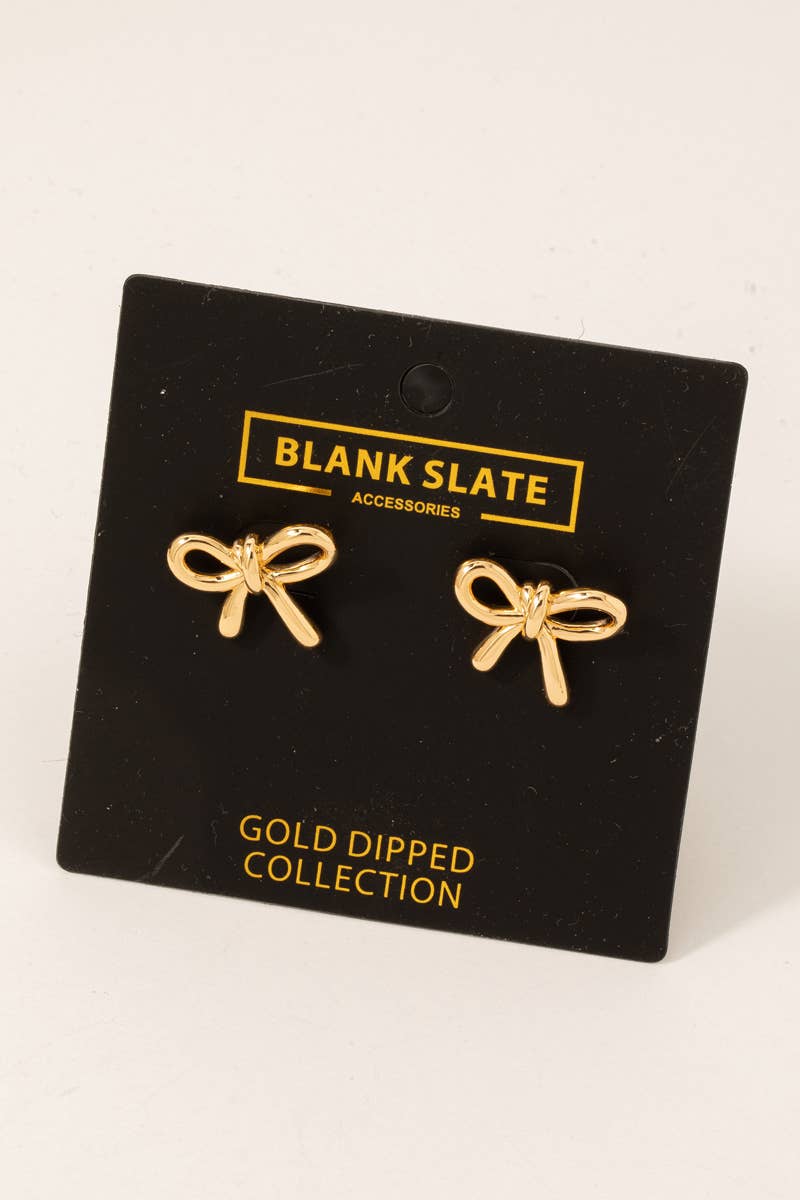 Ribbon Bow Knot Earrings