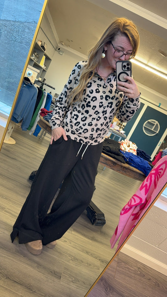 SCUBA WIDE LEG PANTS: S-3X
