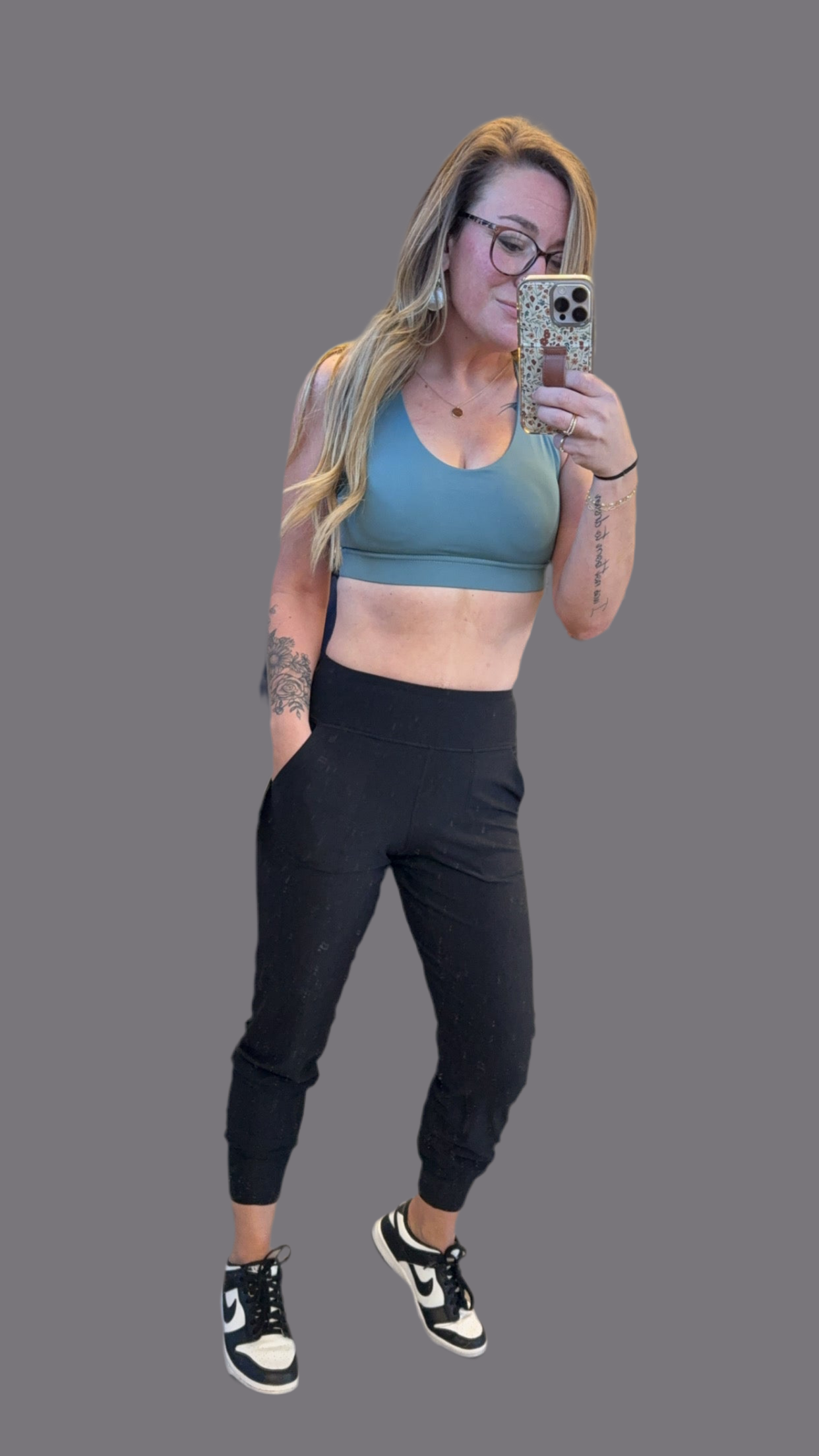 Criss Cross Back Sports Bra