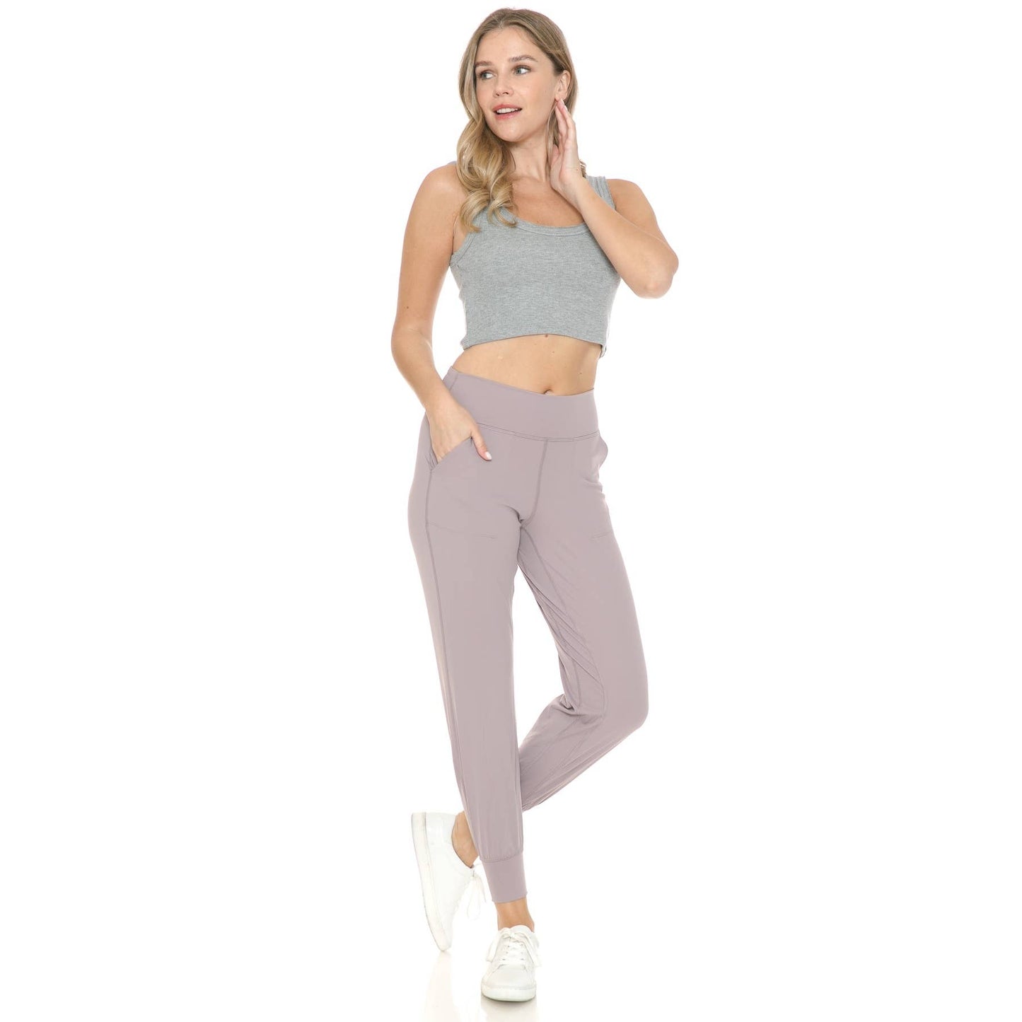 Nylon Slim Fit Joggers