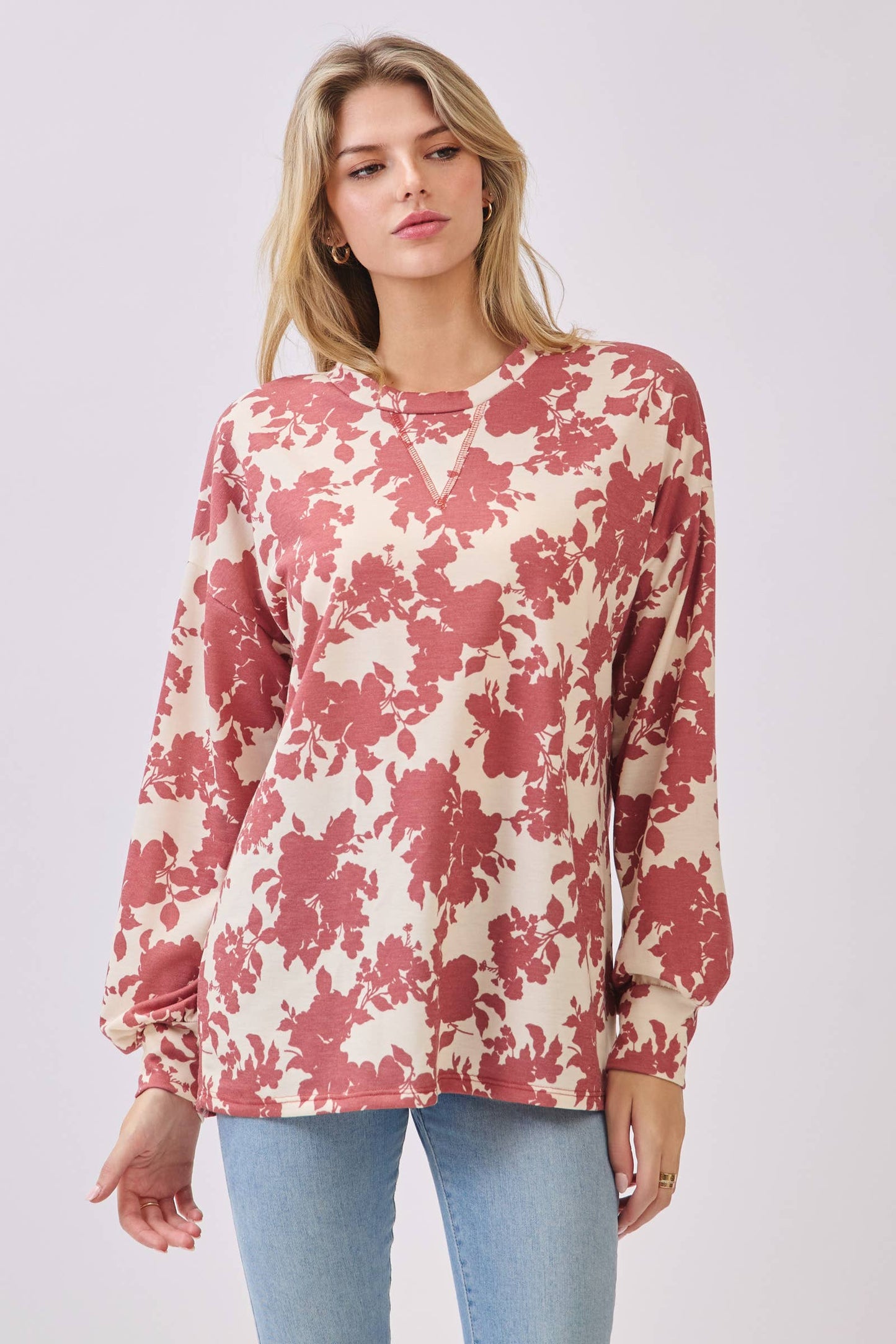 Floral Pullover
