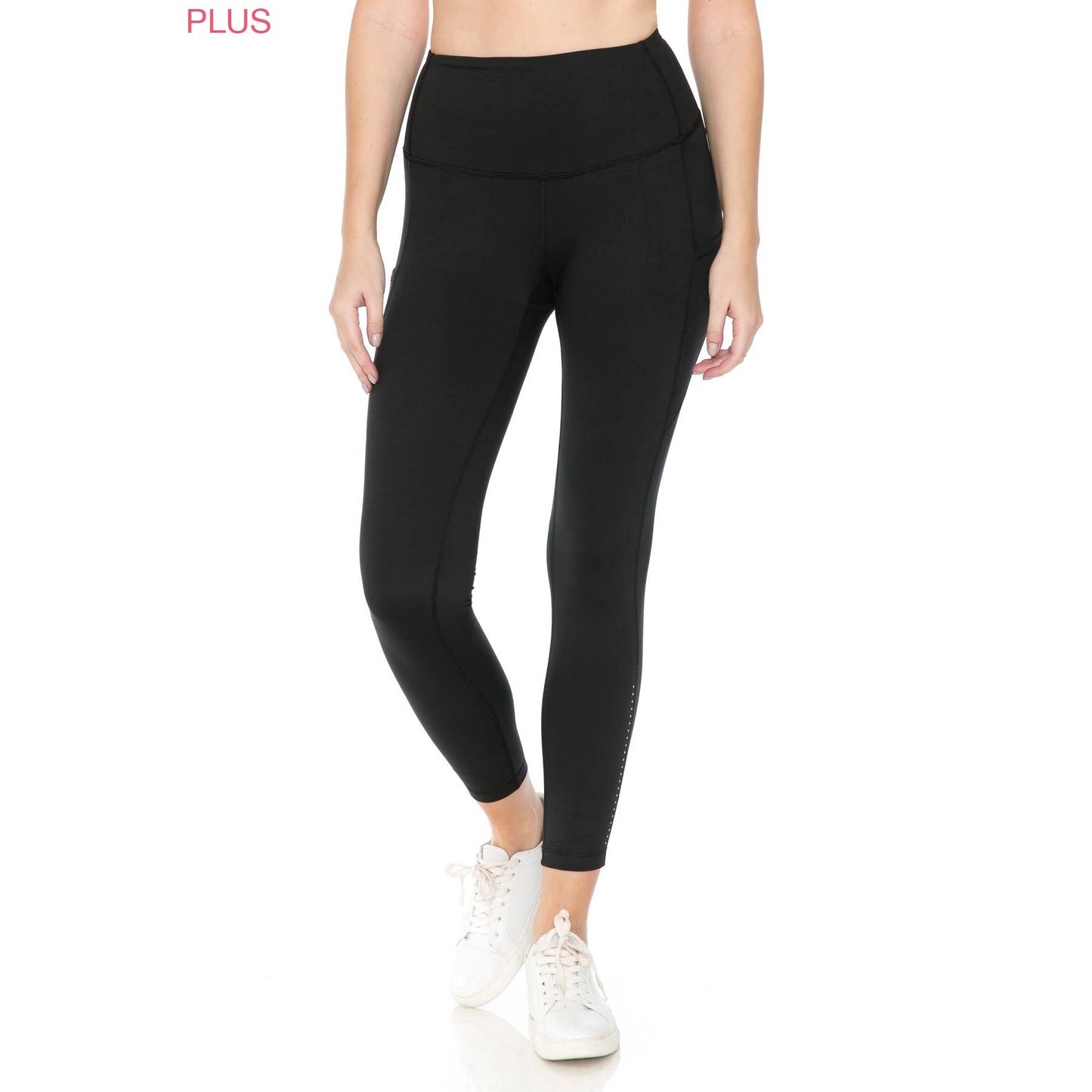 7/8 Length Leggings w/side pockets- Plus