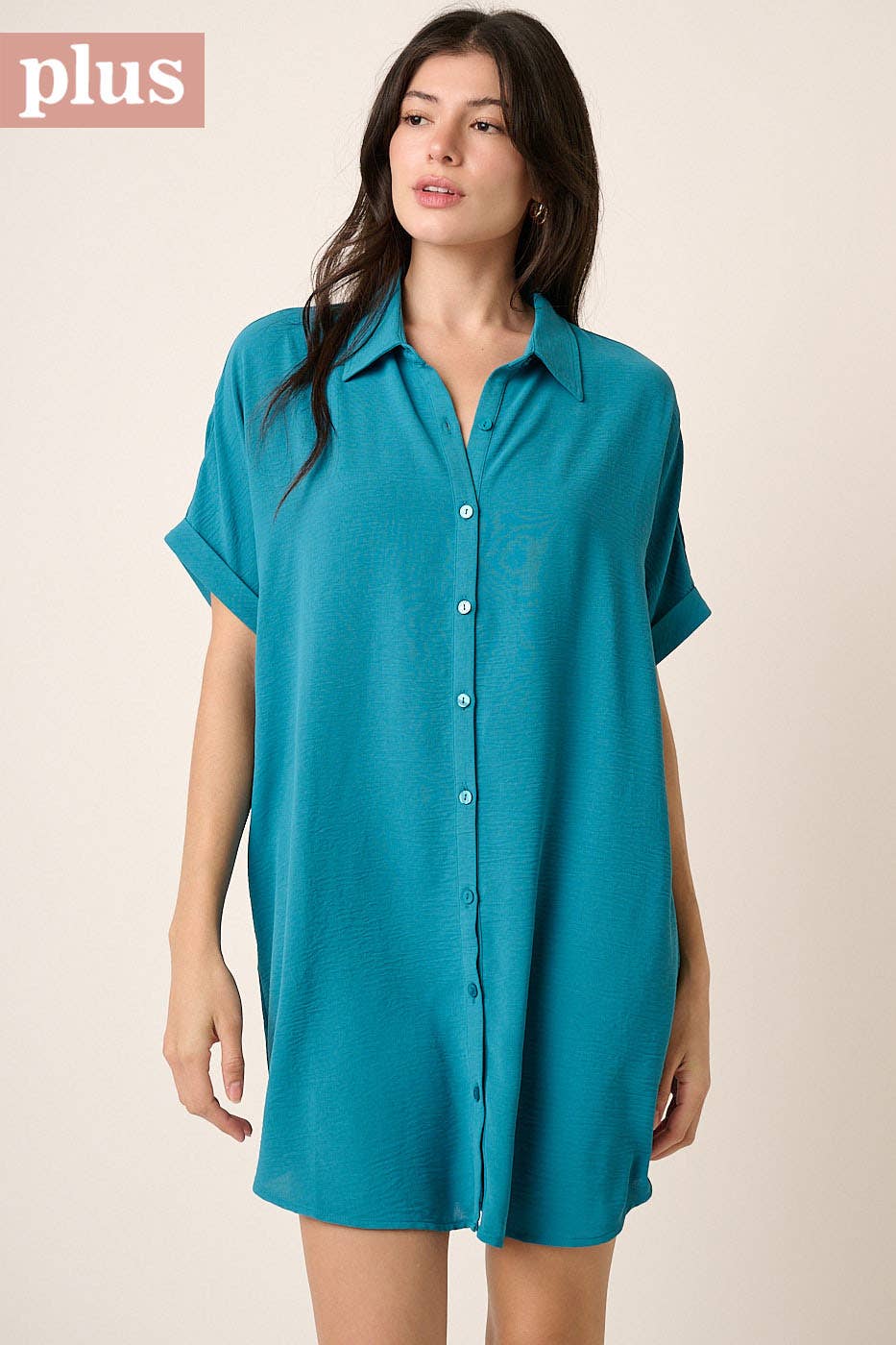AIRFLOW MINI SHIRT DRESS
