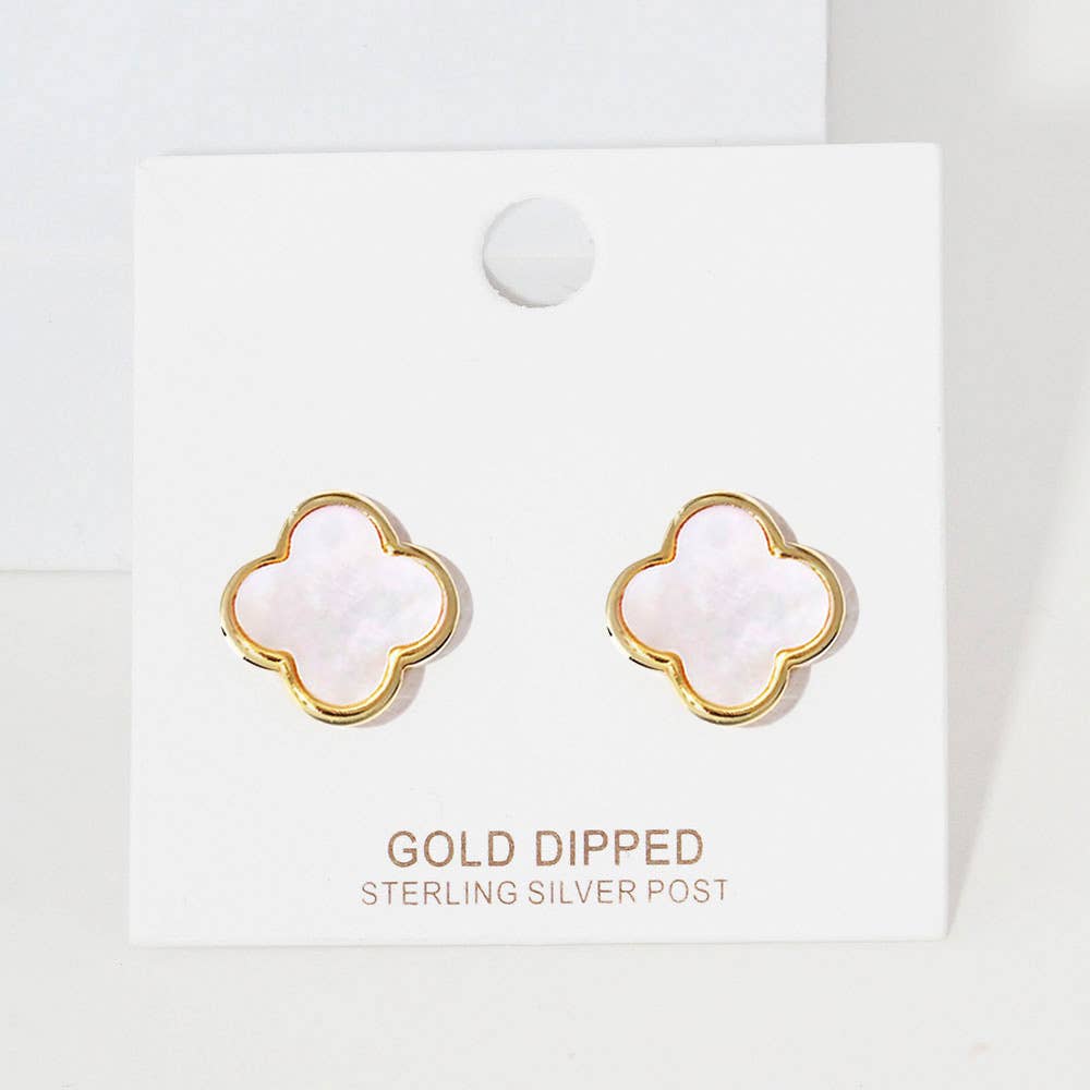 Mother of Pearl Stud Earrings