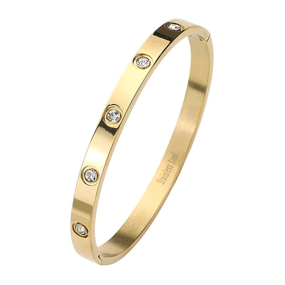 Steel Bangle Bracelet