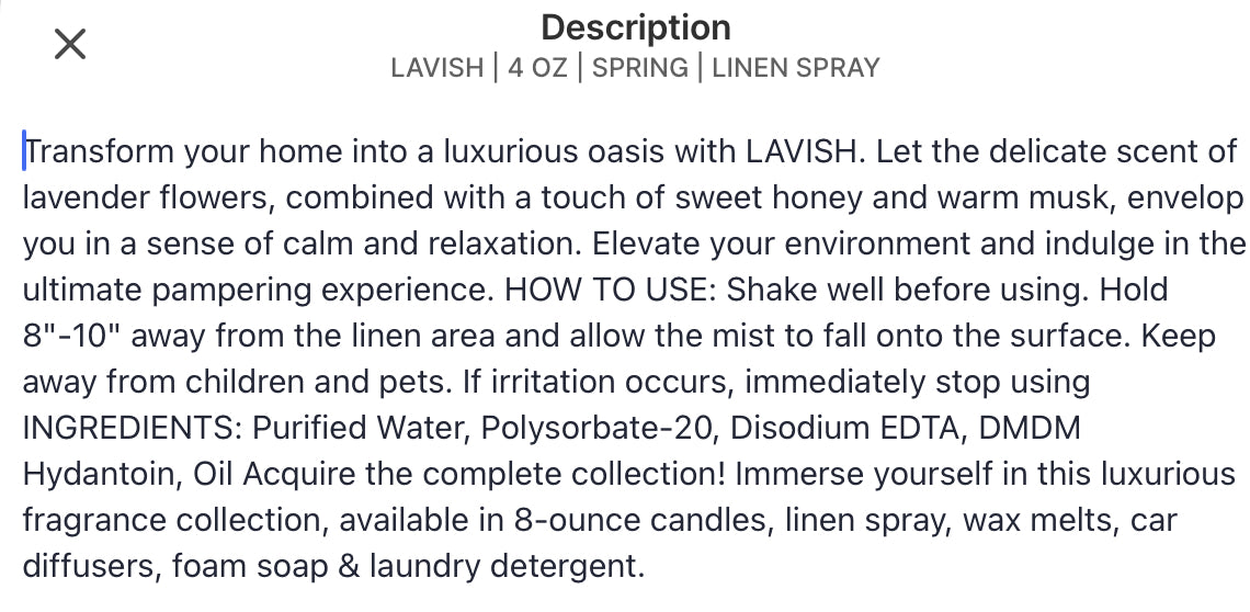 LINEN SPRAY | EVERYDAY