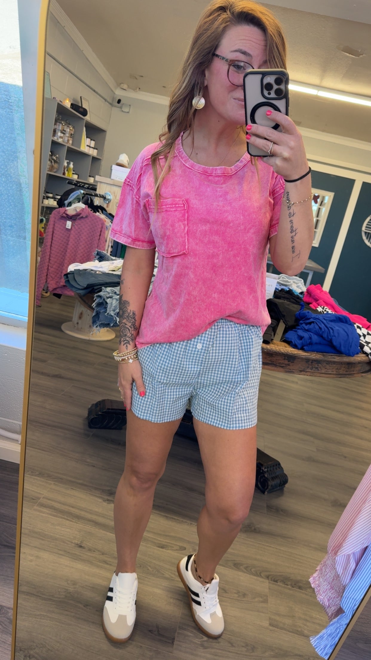Gingham Boxer Shorts