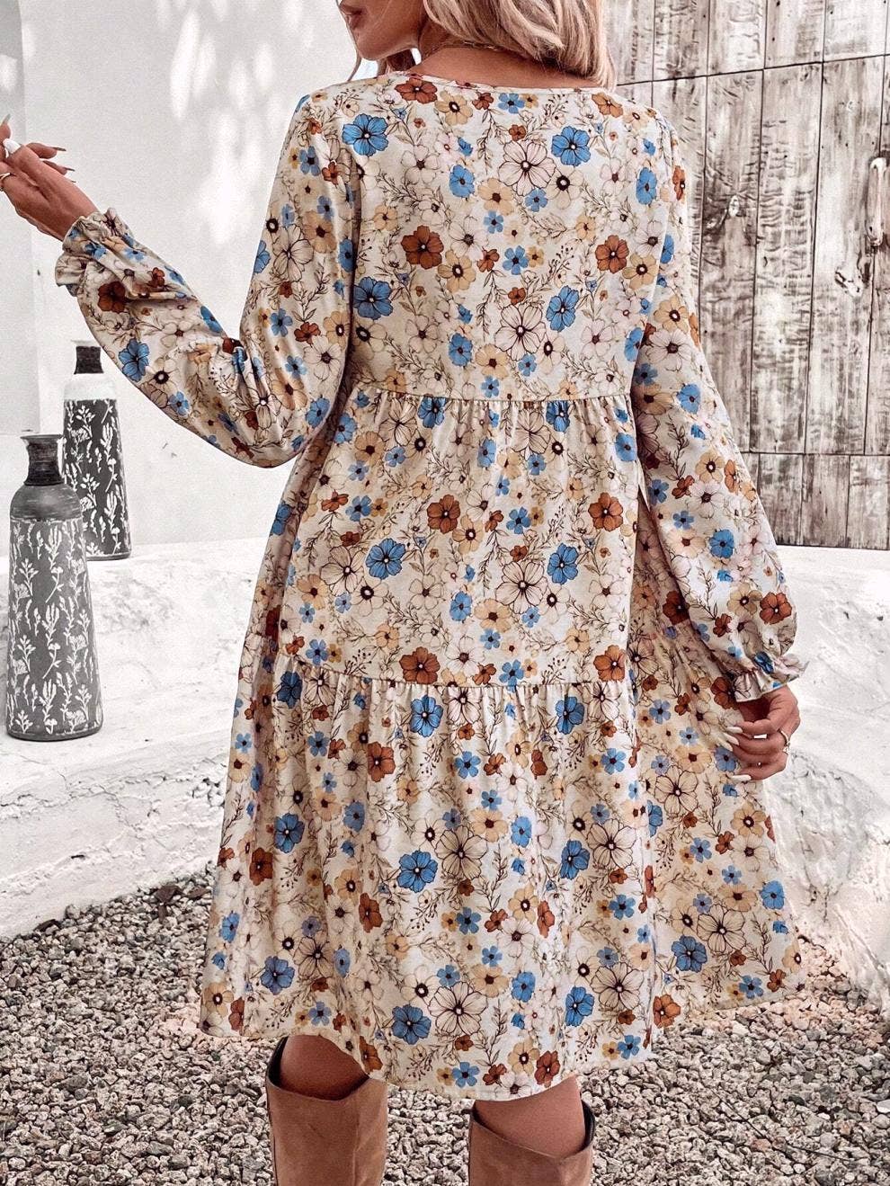 Floral babydoll dress