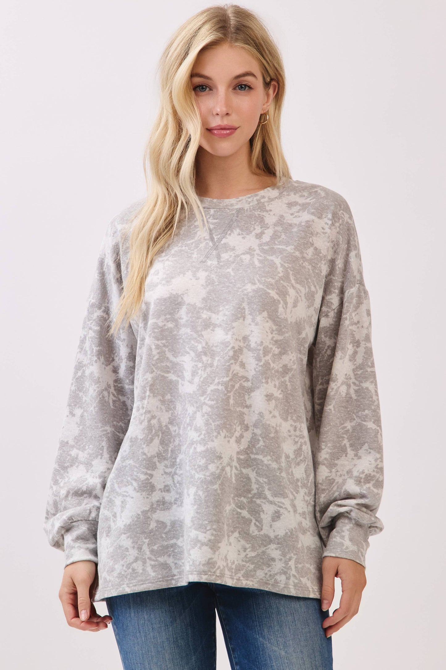 Marble Wash Crewneck