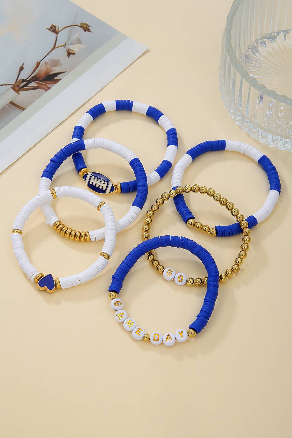 GAME DAY Multilayer Beading Bracelet Set
