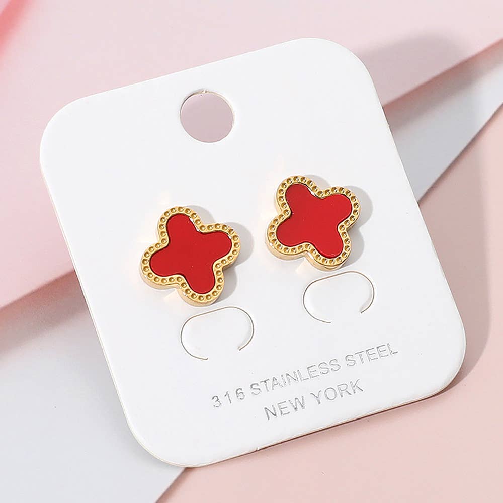 Stone Cluster Studs