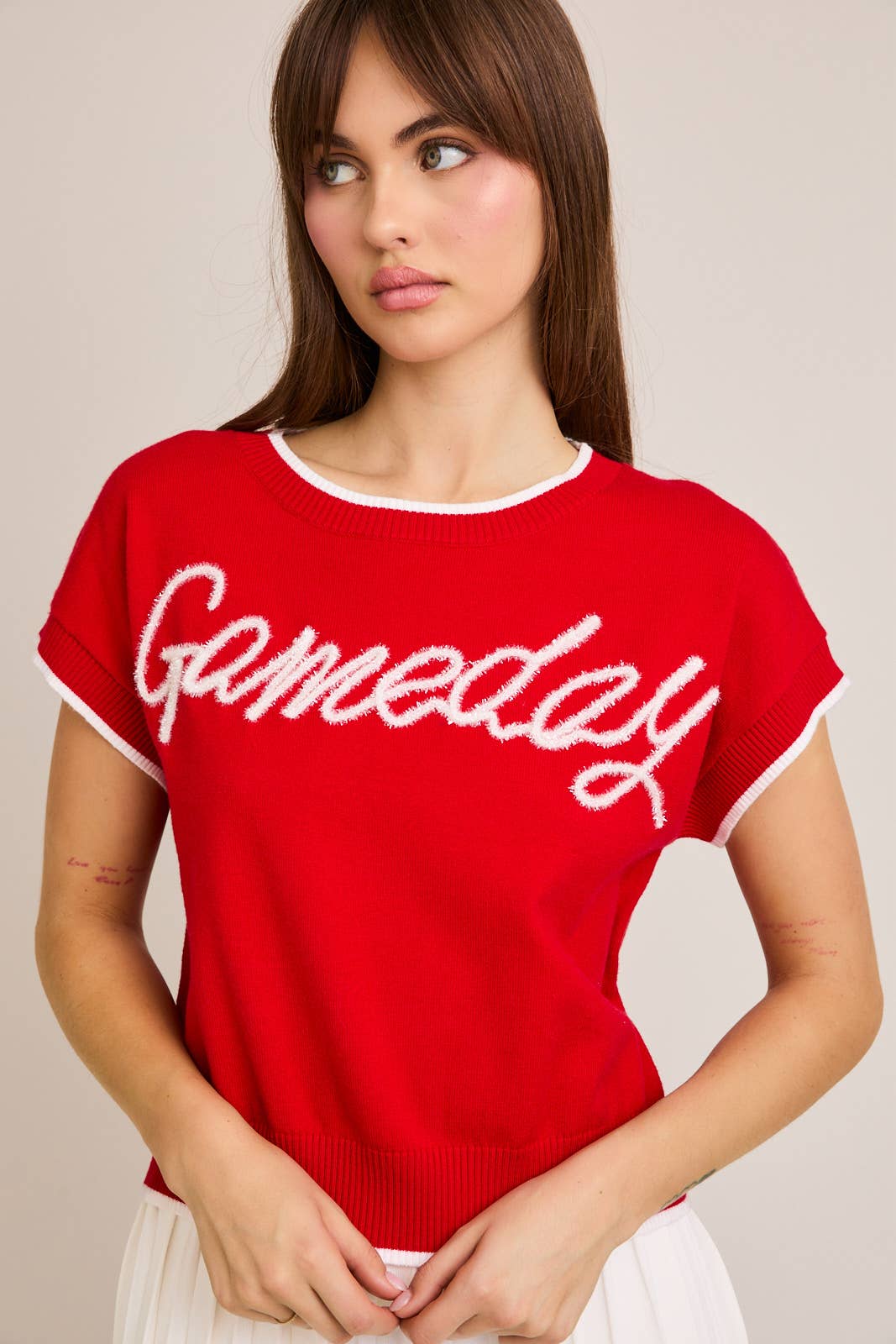 Red Game Day Sweater
