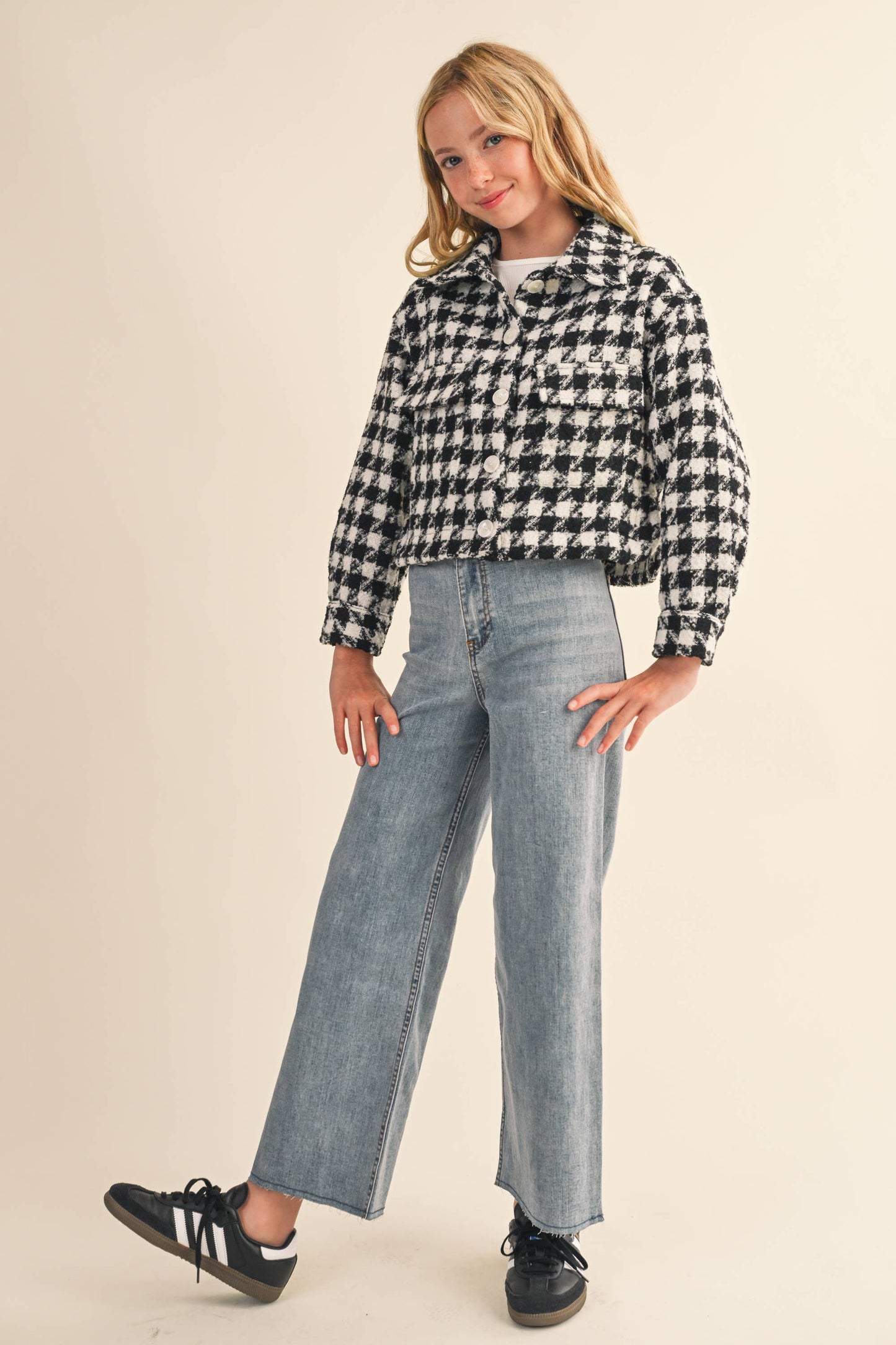 TWEEN Houndstooth Jacket