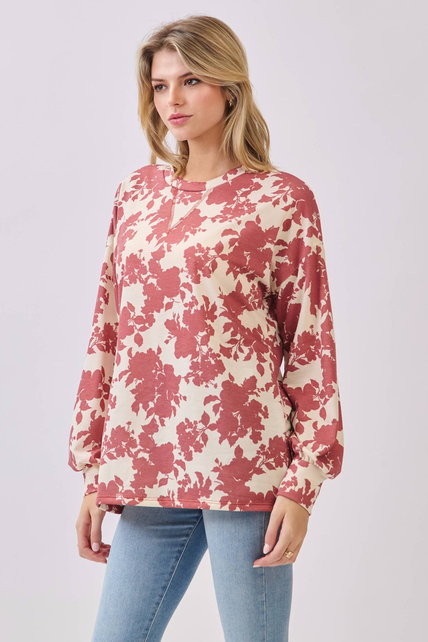 Floral Pullover