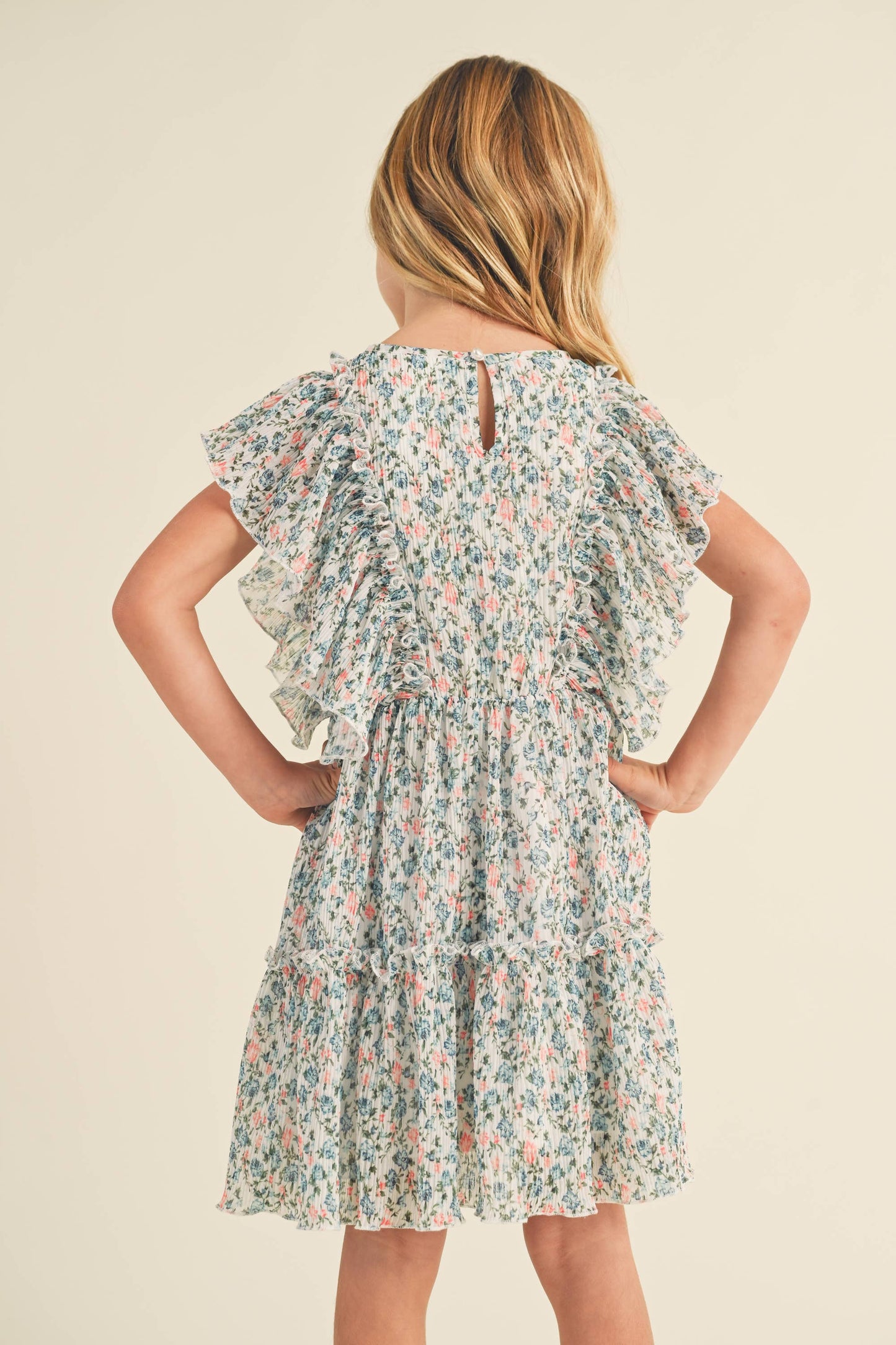 GIRLS RUFFLE DRESS