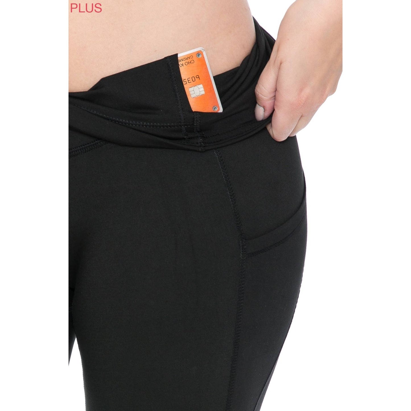 7/8 Length Leggings w/side pockets- Plus