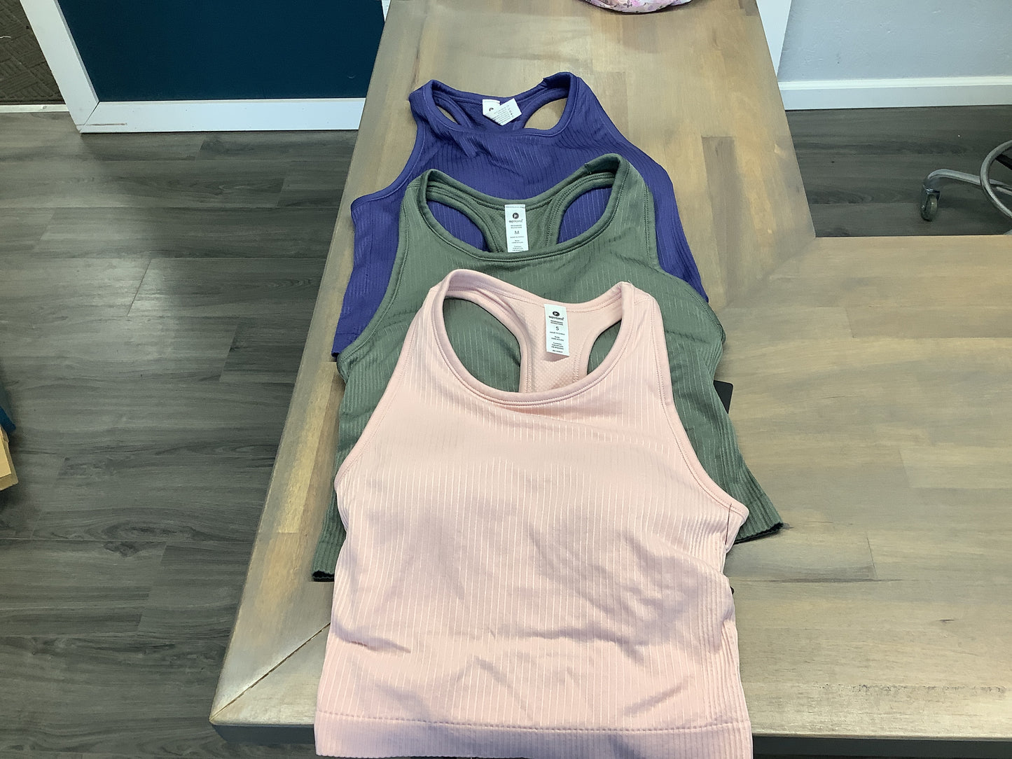 Rib Seamless Racerback Tank Sportbra