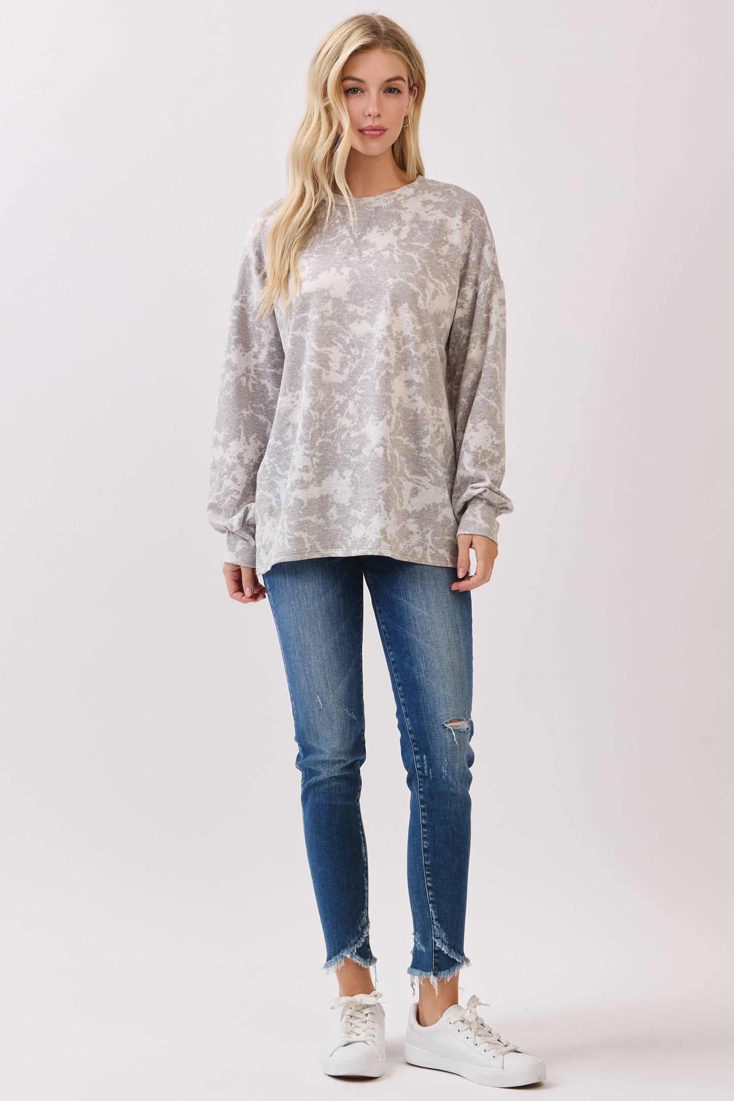 Marble Wash Crewneck