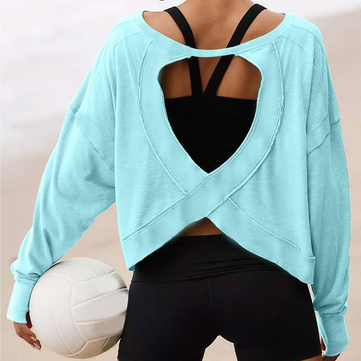 Open Back Long Sleeve
