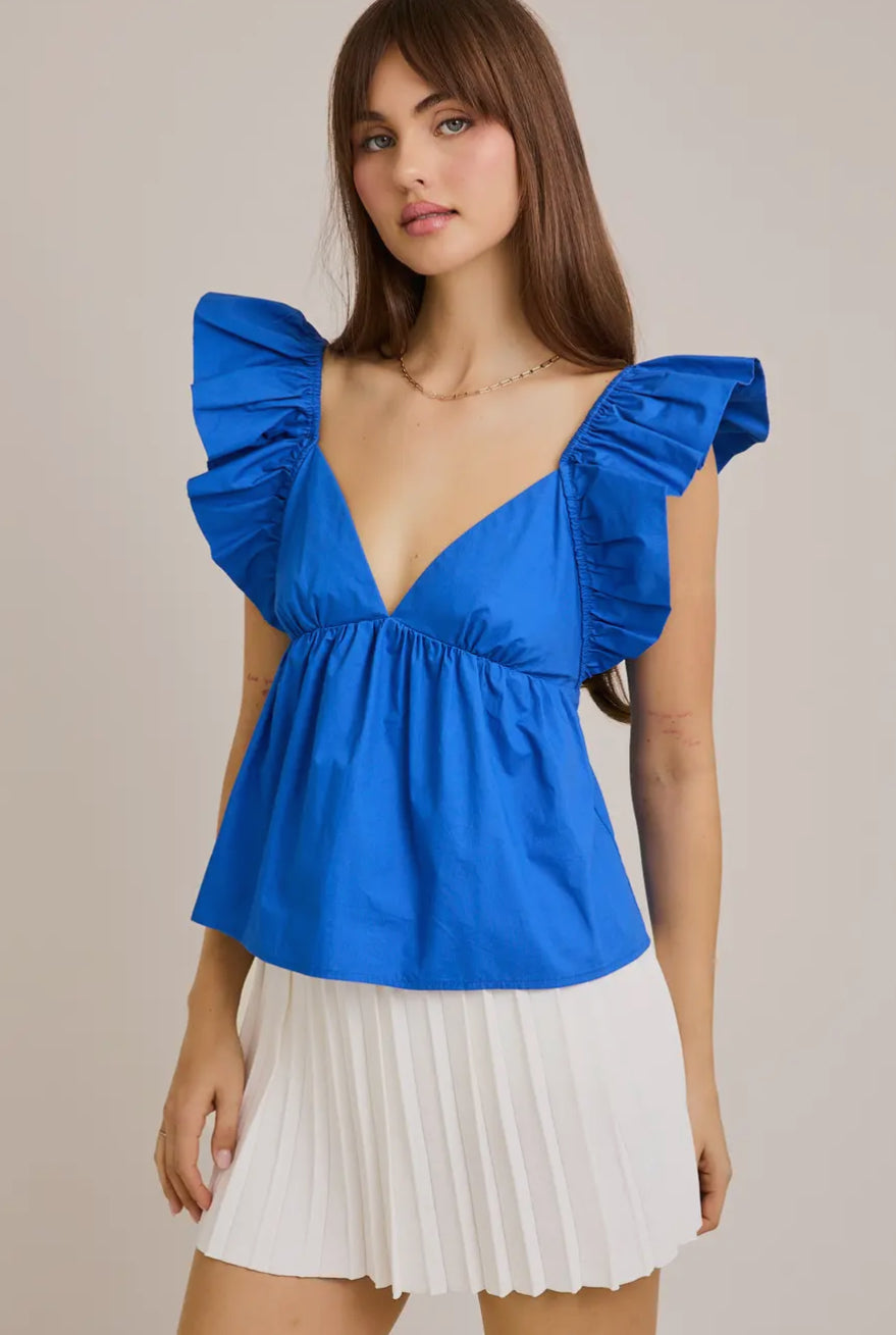 “Tilly”- Tie Back Top