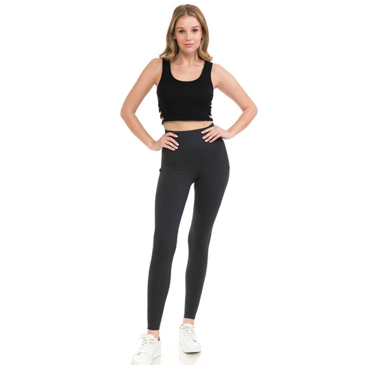 High Waist Leggings w/side pockets