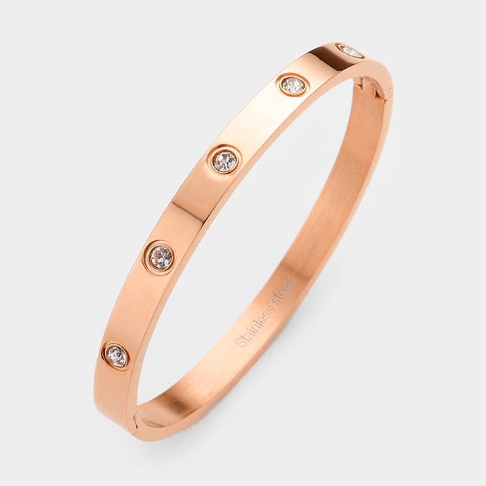 Steel Bangle Bracelet