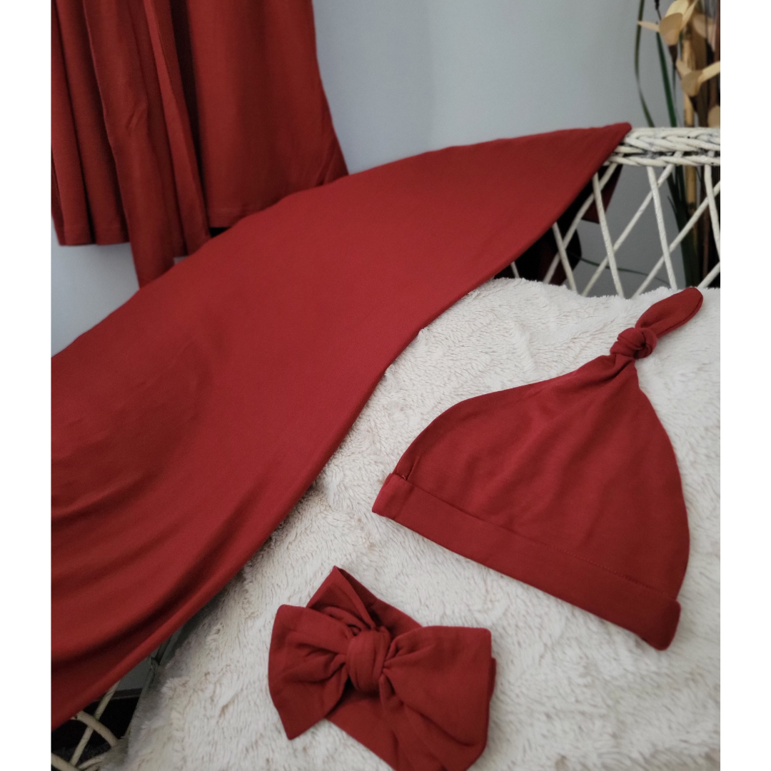Bundle of Joy Set- Gown & Matching Swaddle