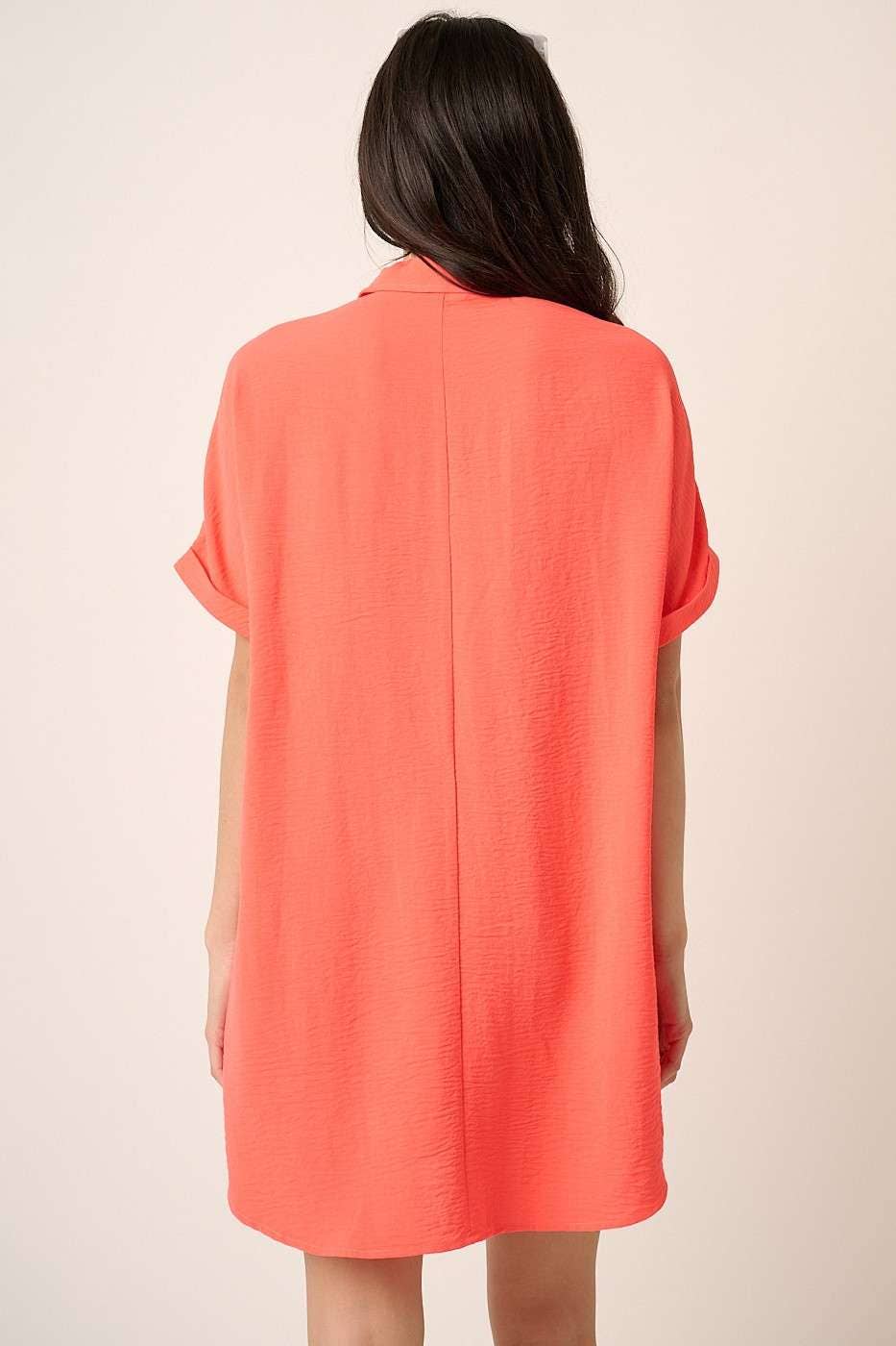 AIRFLOW MINI SHIRT DRESS
