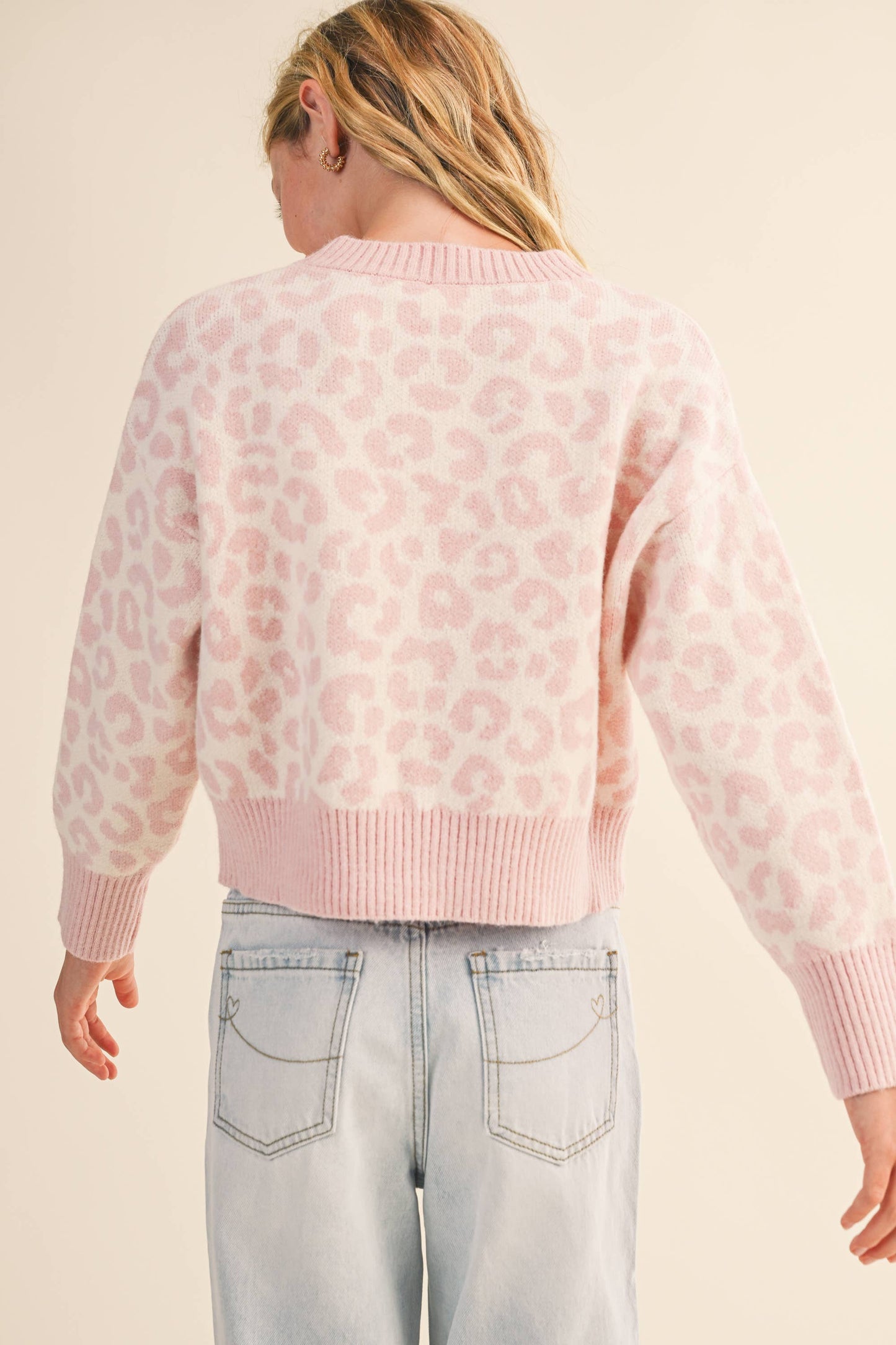 Girls Leopard Sweater
