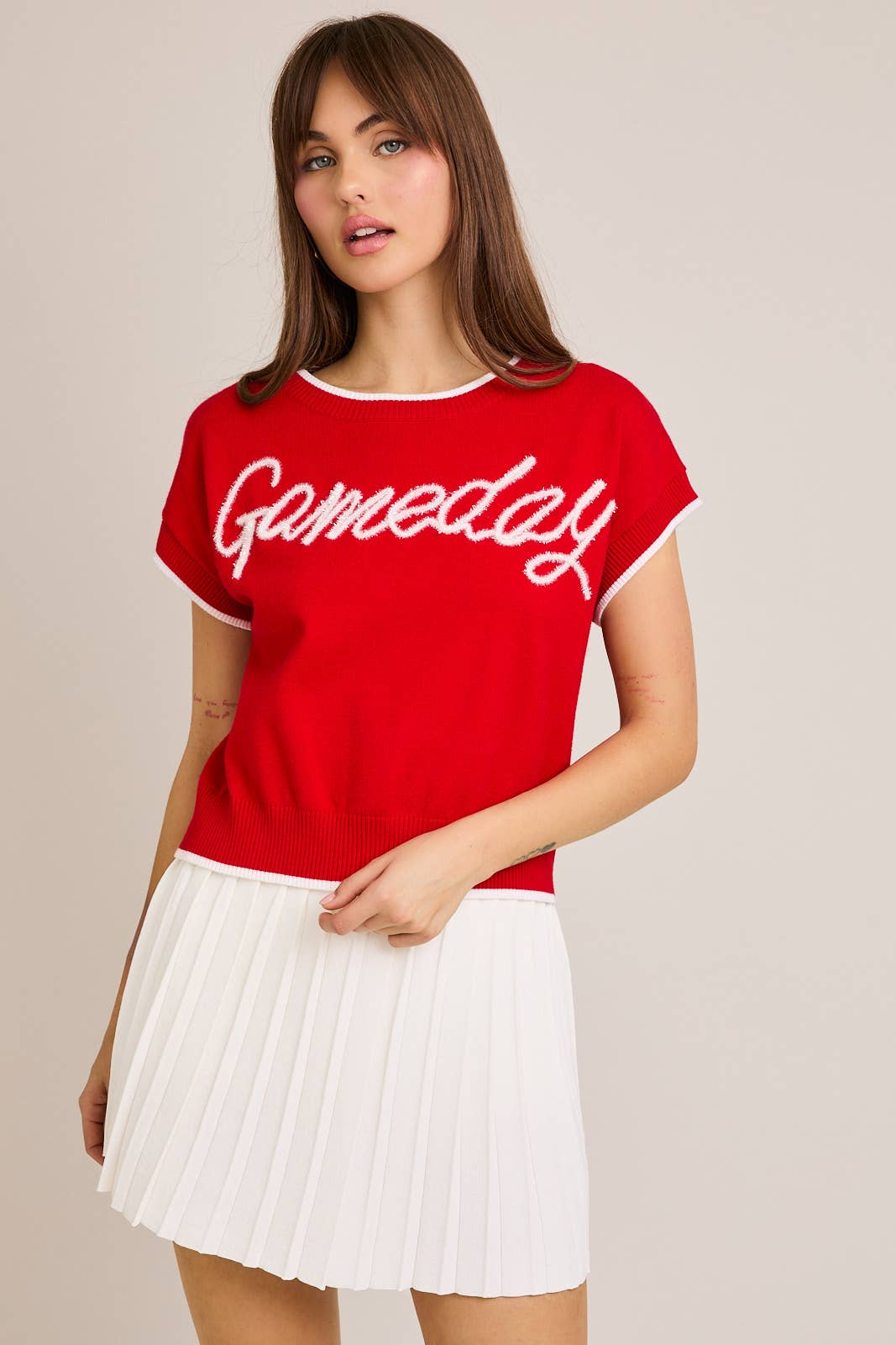 Red Game Day Sweater