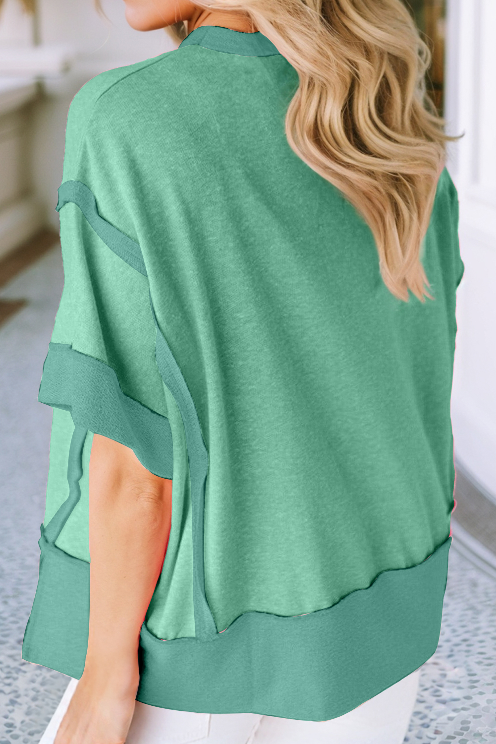 Oversized High Low Top
