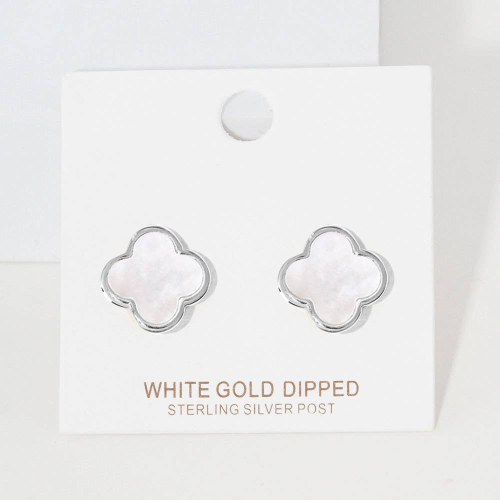 Mother of Pearl Stud Earrings