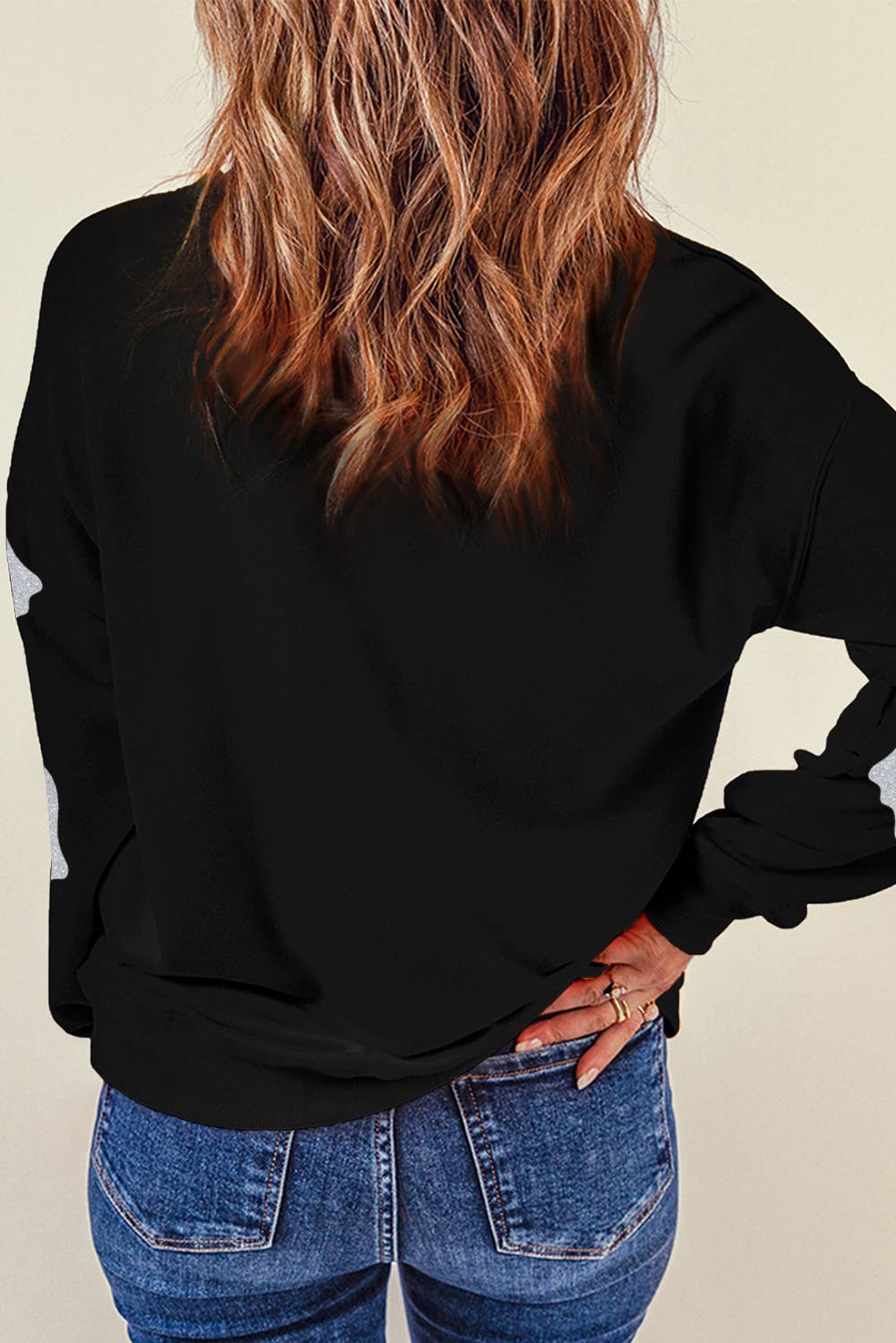 Glitter Ghost π» Halloween Graphic Sweatshirt