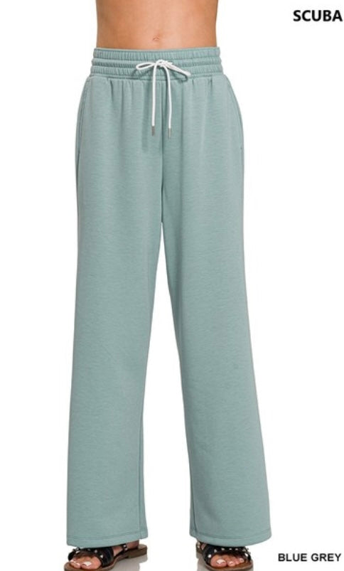 SCUBA WIDE LEG PANTS