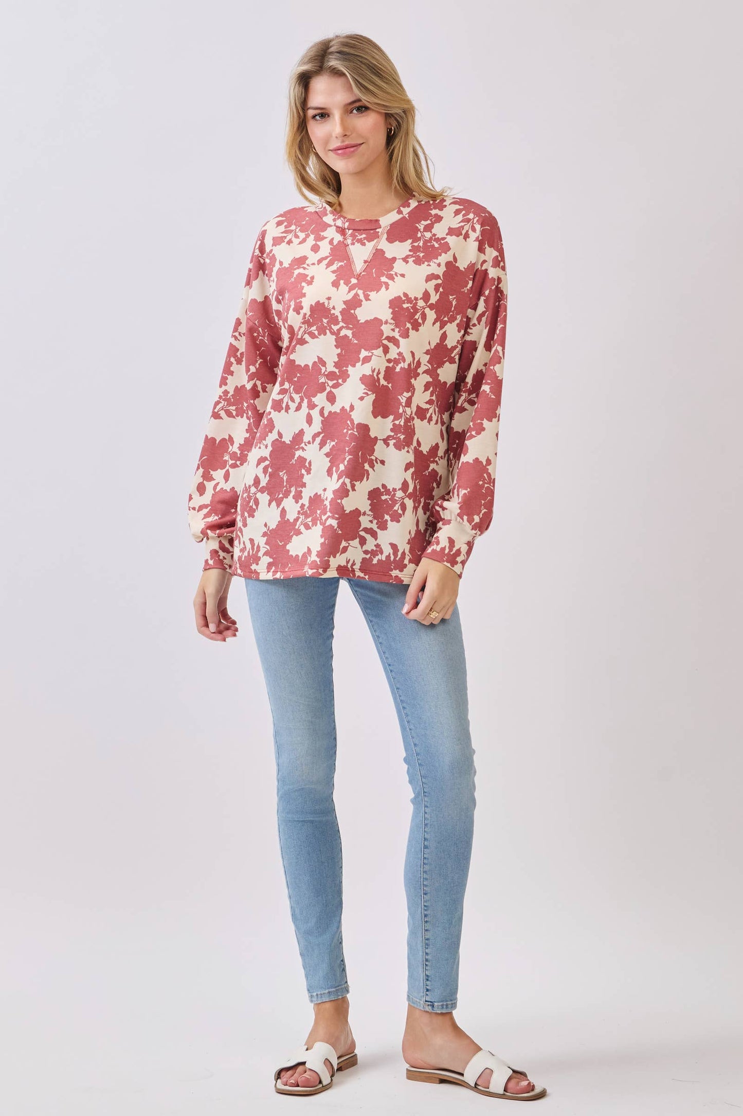 Floral Pullover