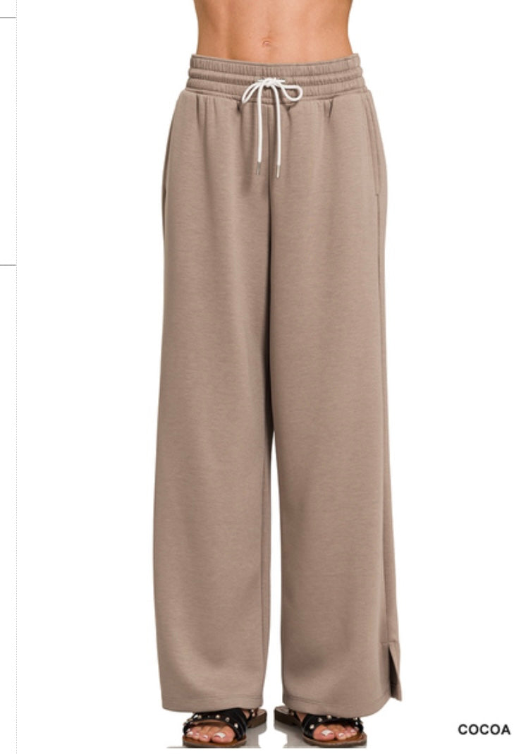 SCUBA WIDE LEG PANTS