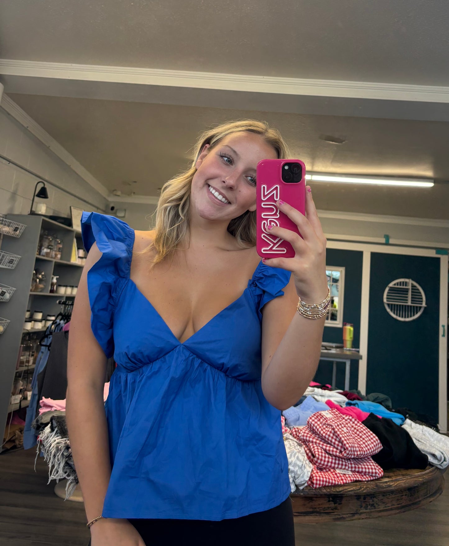 “Tilly”- Tie Back Top