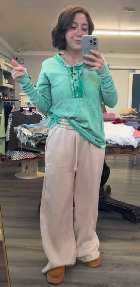 Gracie Wide Leg Sweatpants