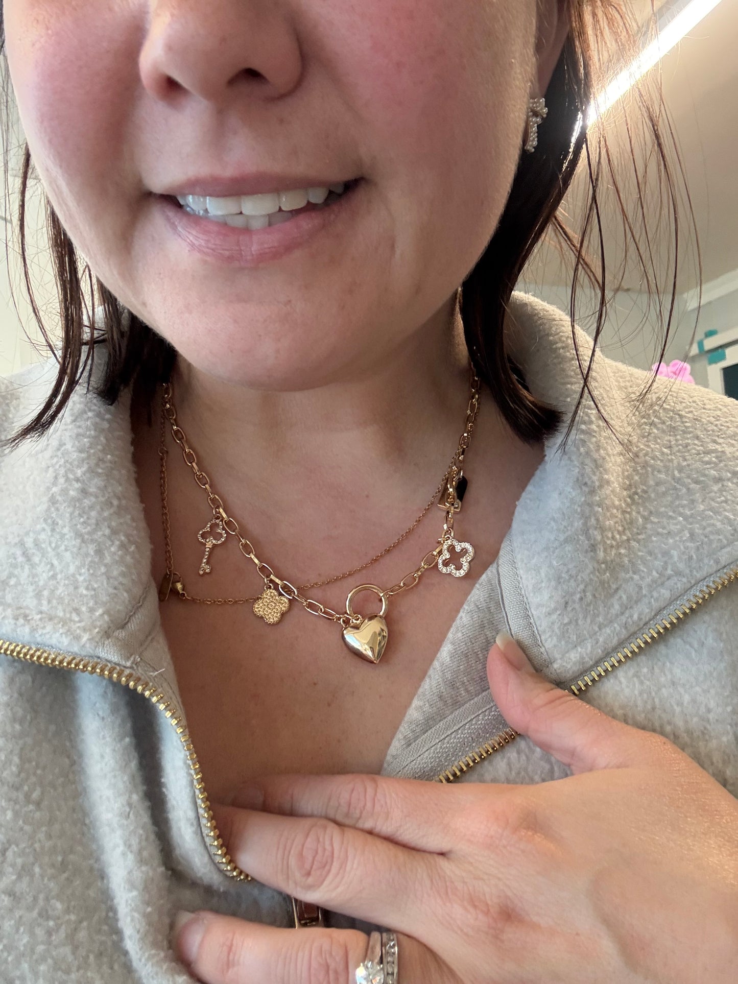 Gracefully Yours Charm Necklace