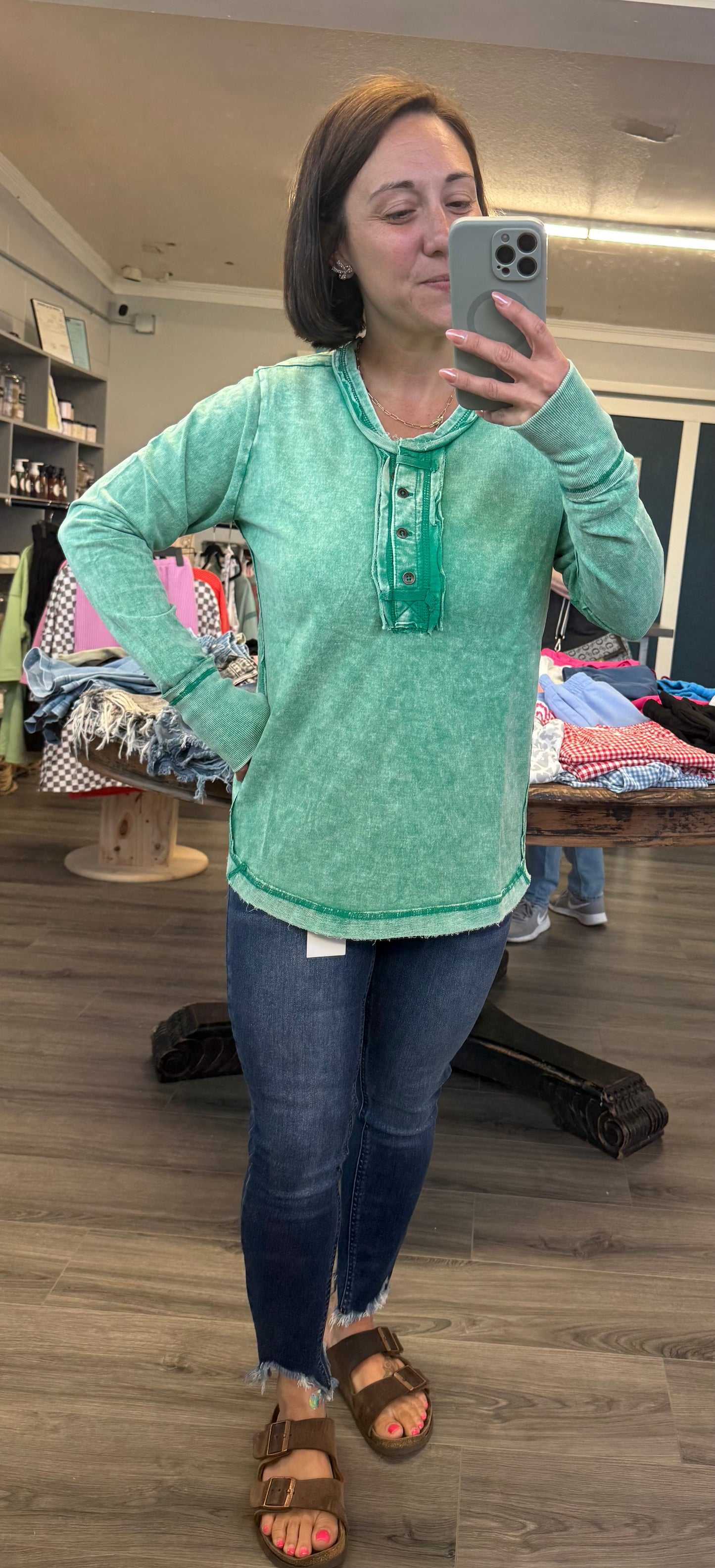 Acid Wash Long Sleeve