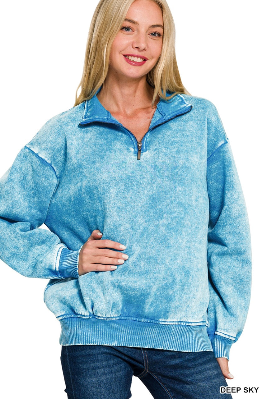 Acid Wash Pullover