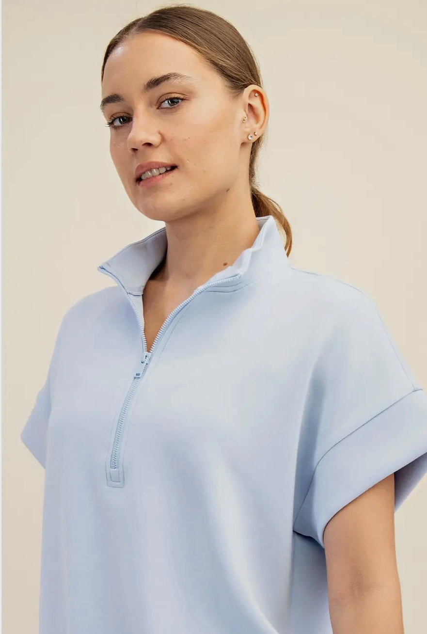 Scuba Quarter Zip Top