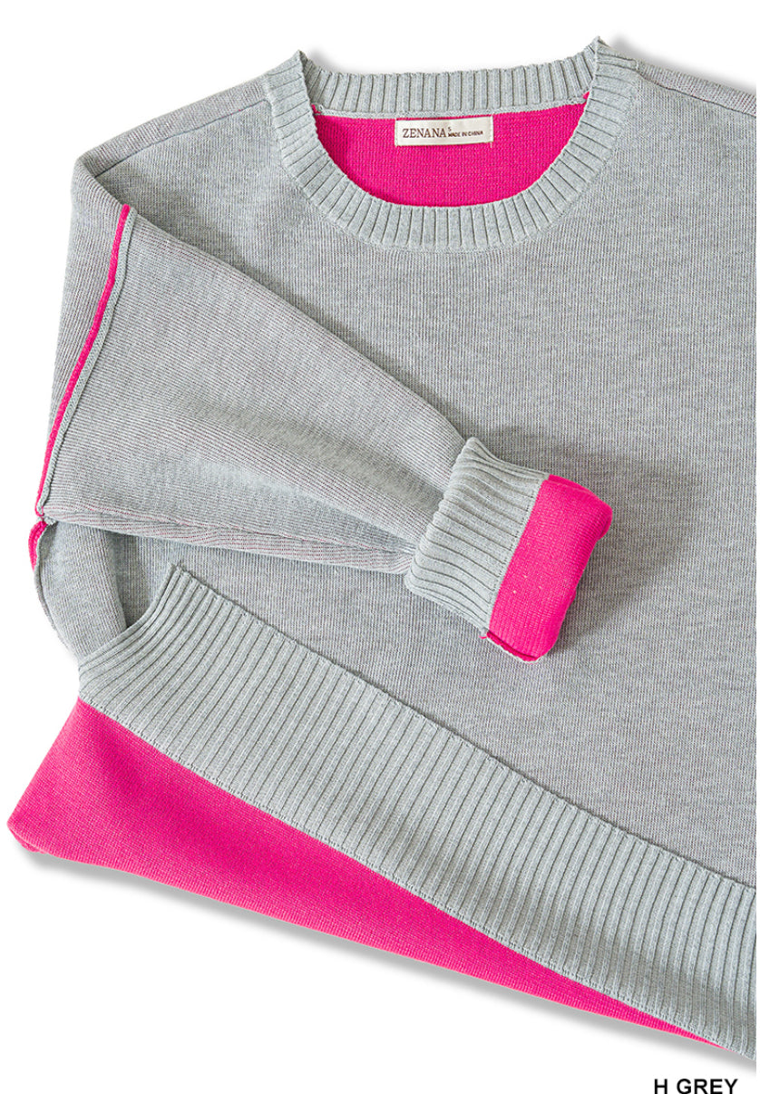 Two Tone Sweater