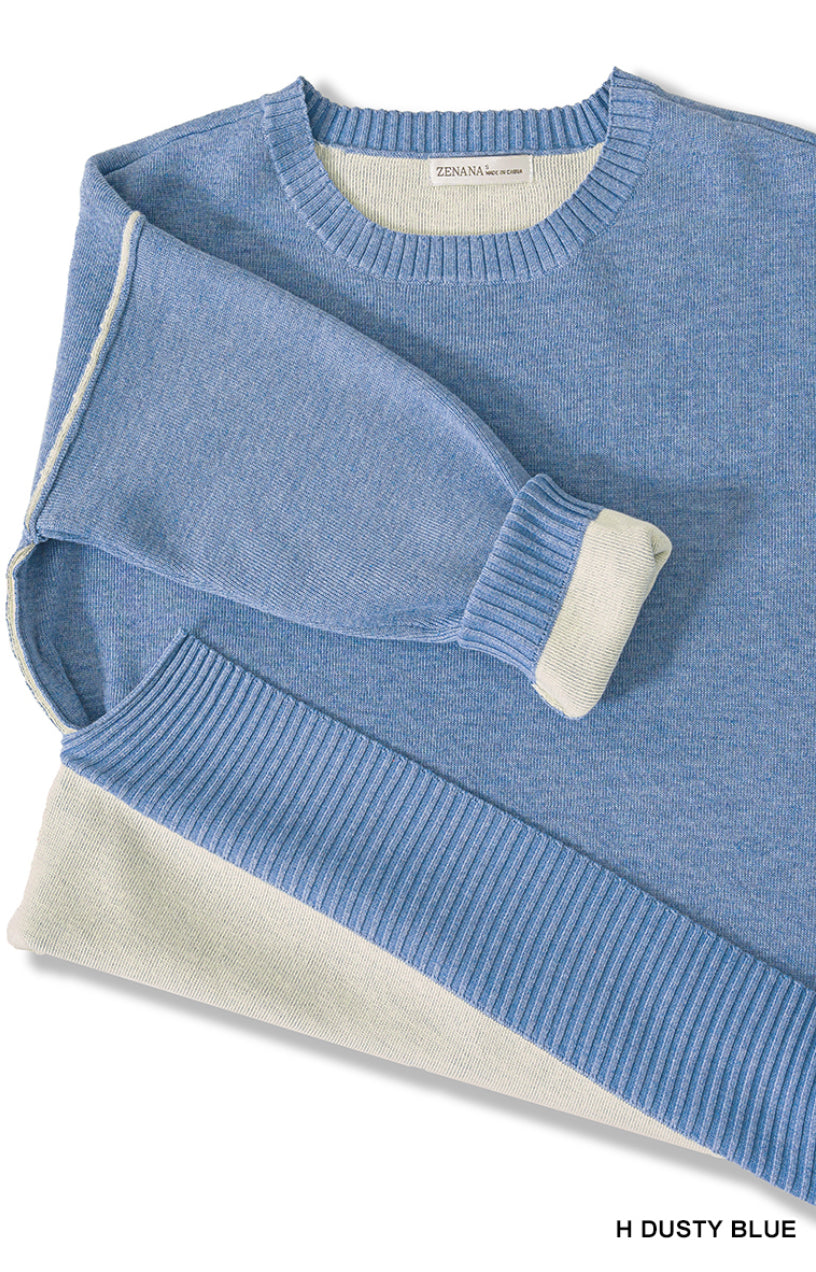 Two Tone Sweater