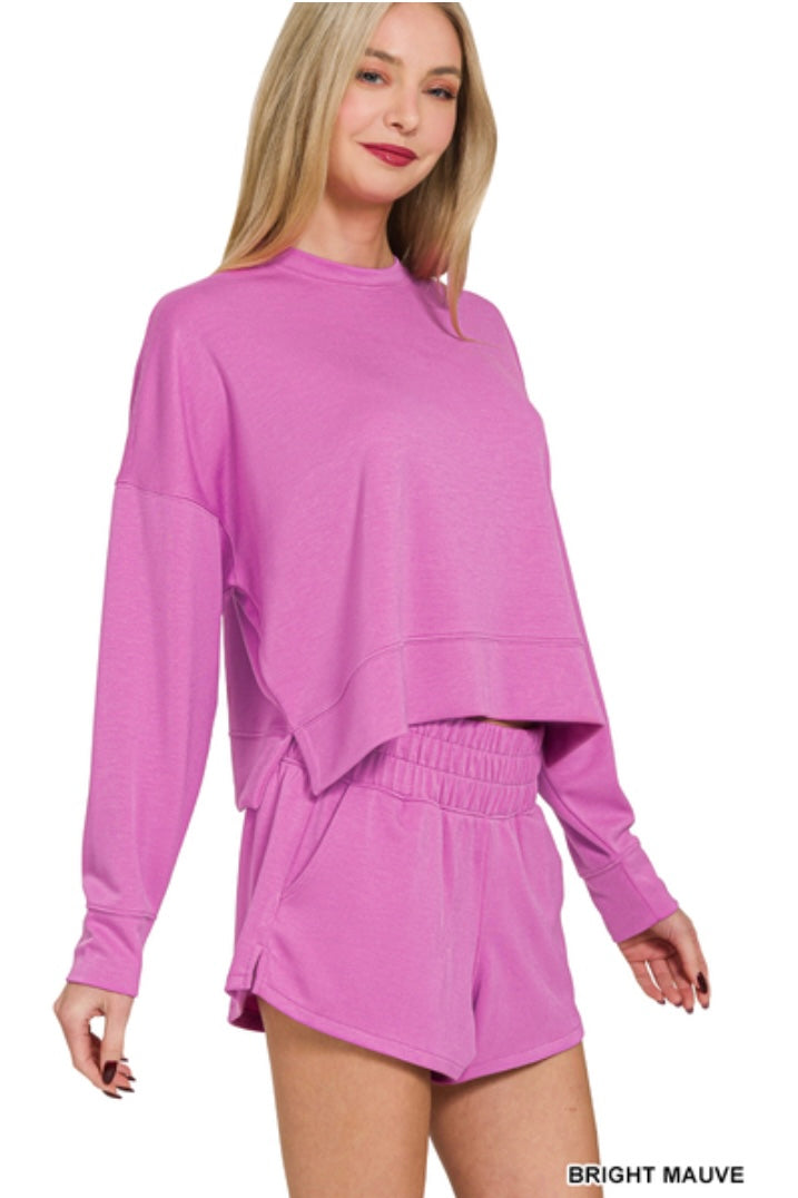 SCUBA LONG SLEEVE & SHORTS SET