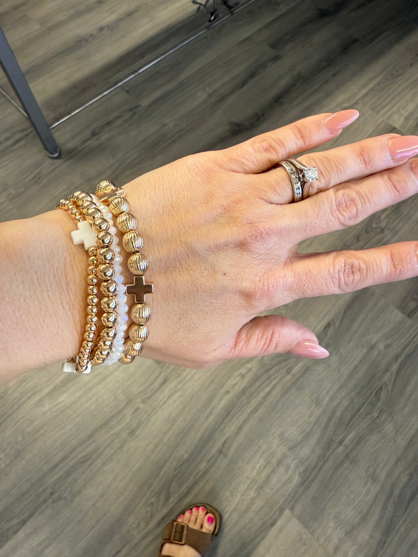 Cross Stacked Bracelets