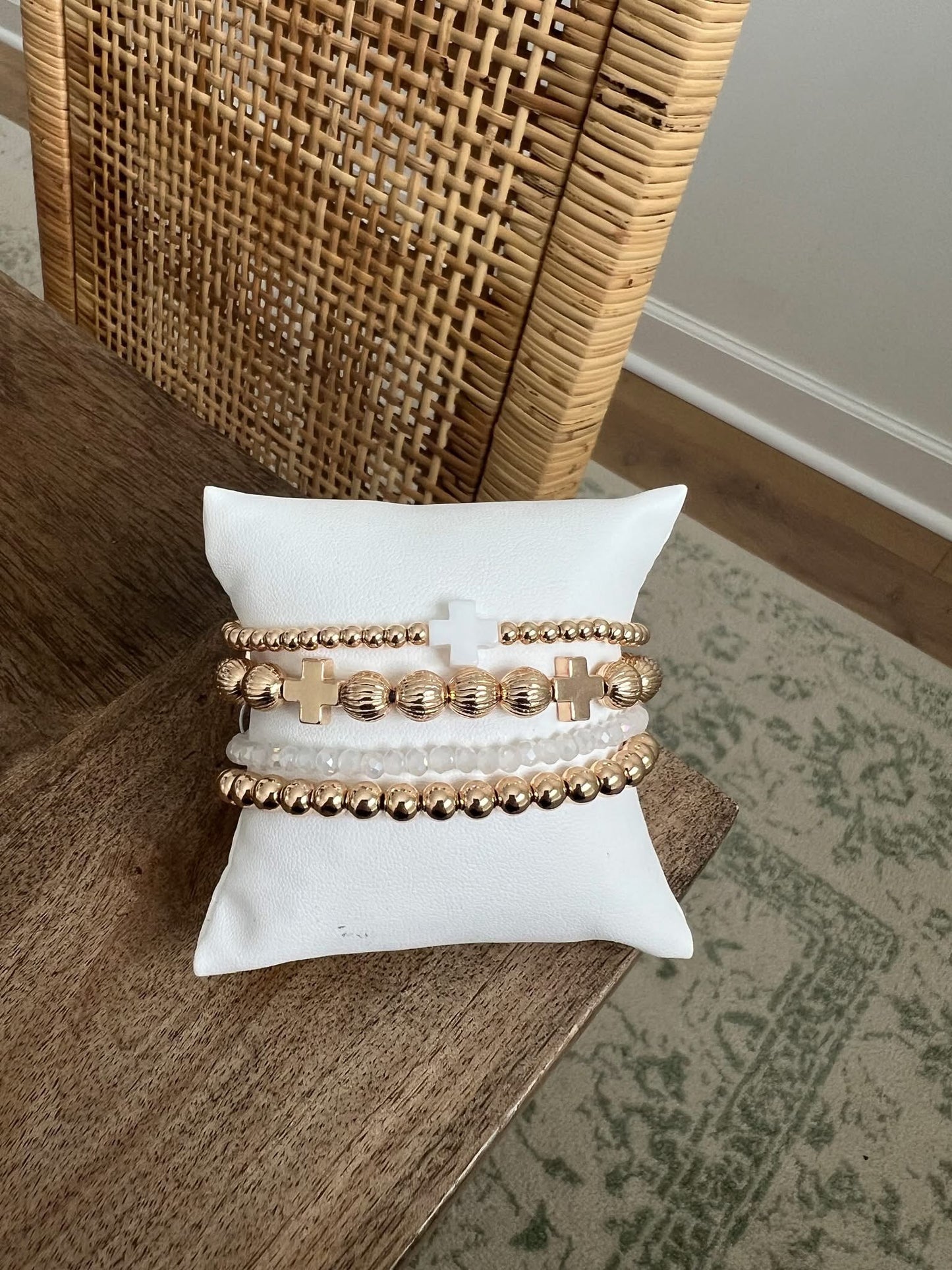 Cross Stacked Bracelets