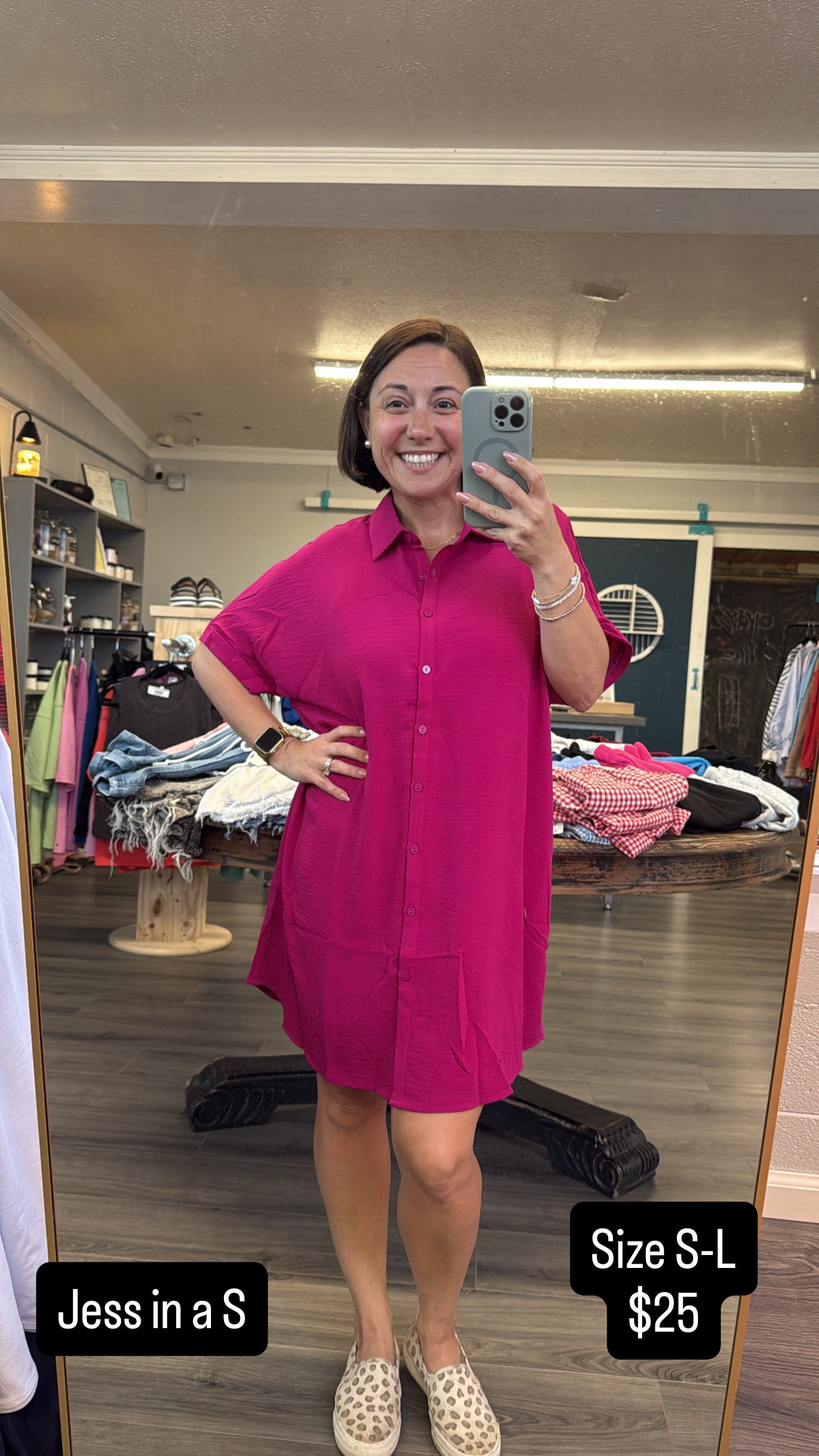 AIRFLOW MINI SHIRT DRESS