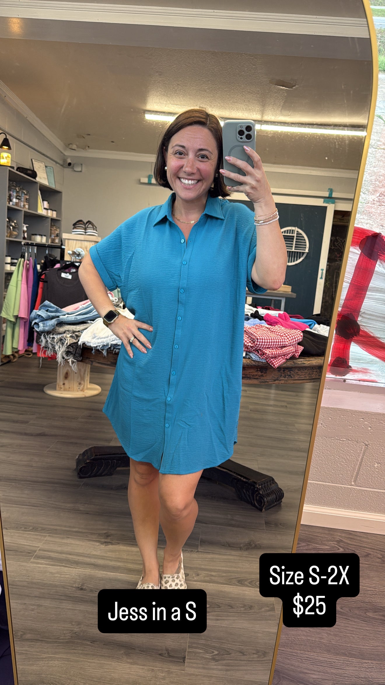 AIRFLOW MINI SHIRT DRESS